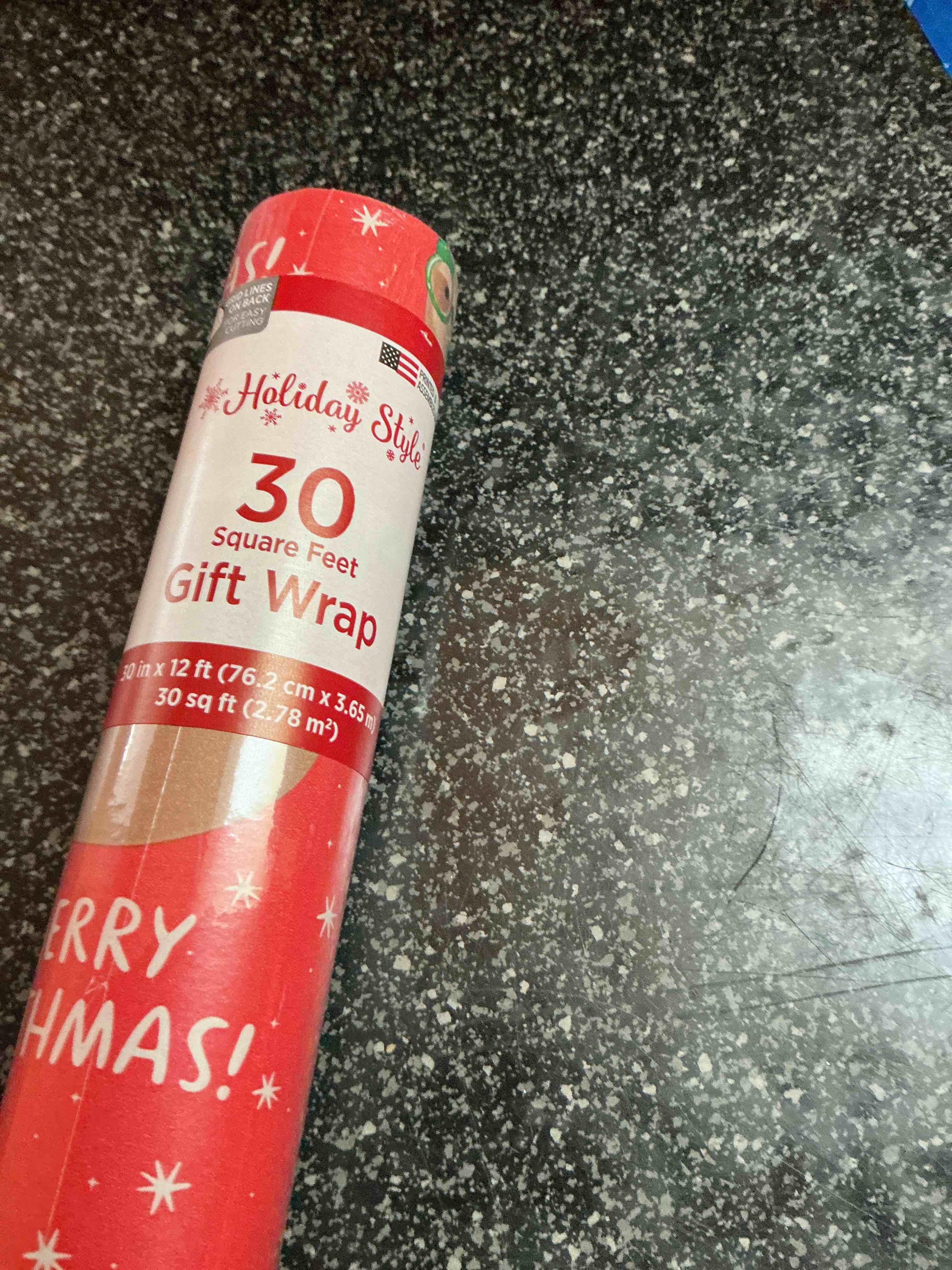 Holiday Style 30 Square Ft. - Wrapping Paper 