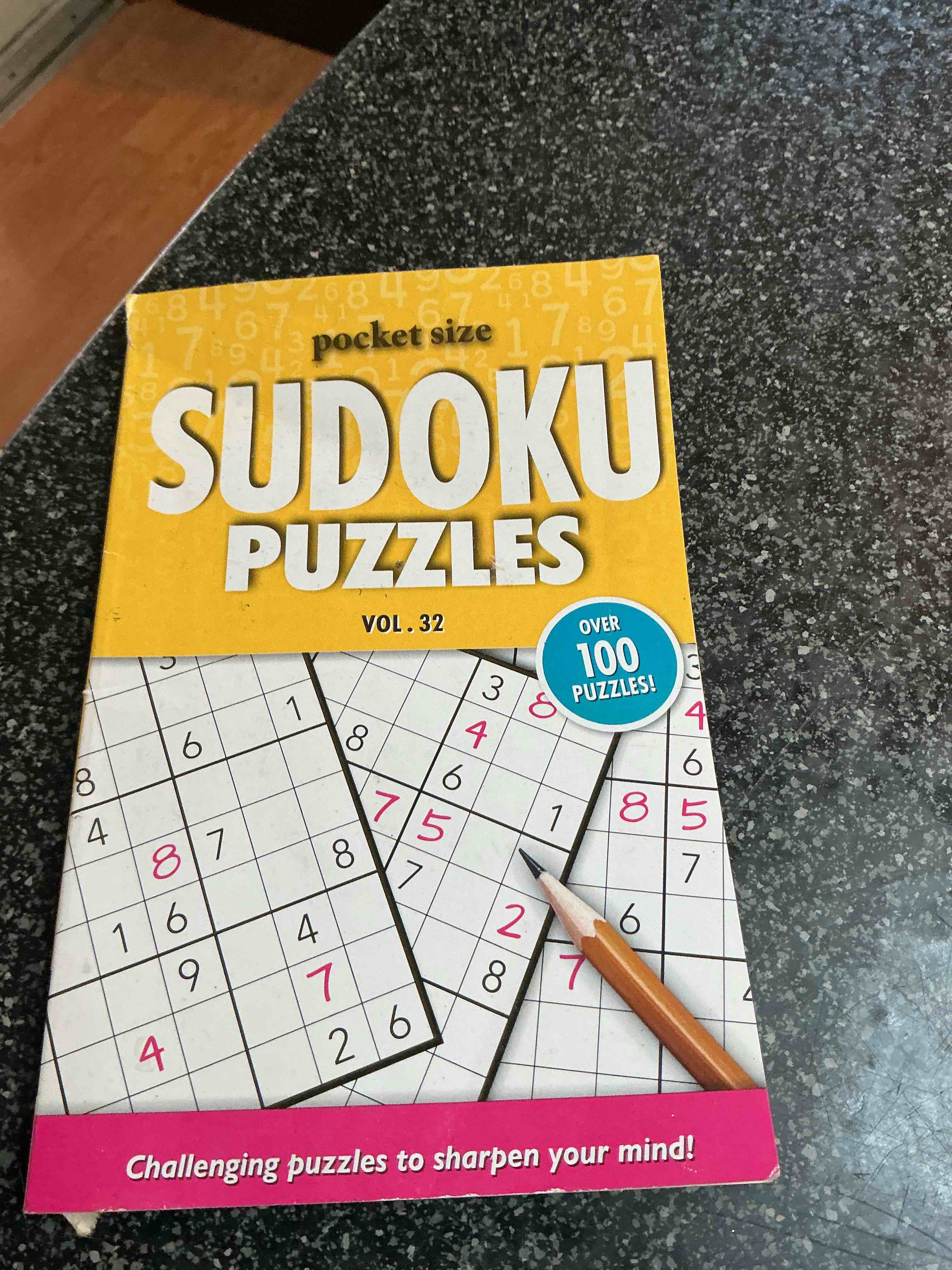 Pocket Size Sudoku Puzzle Over 100 Puzzles