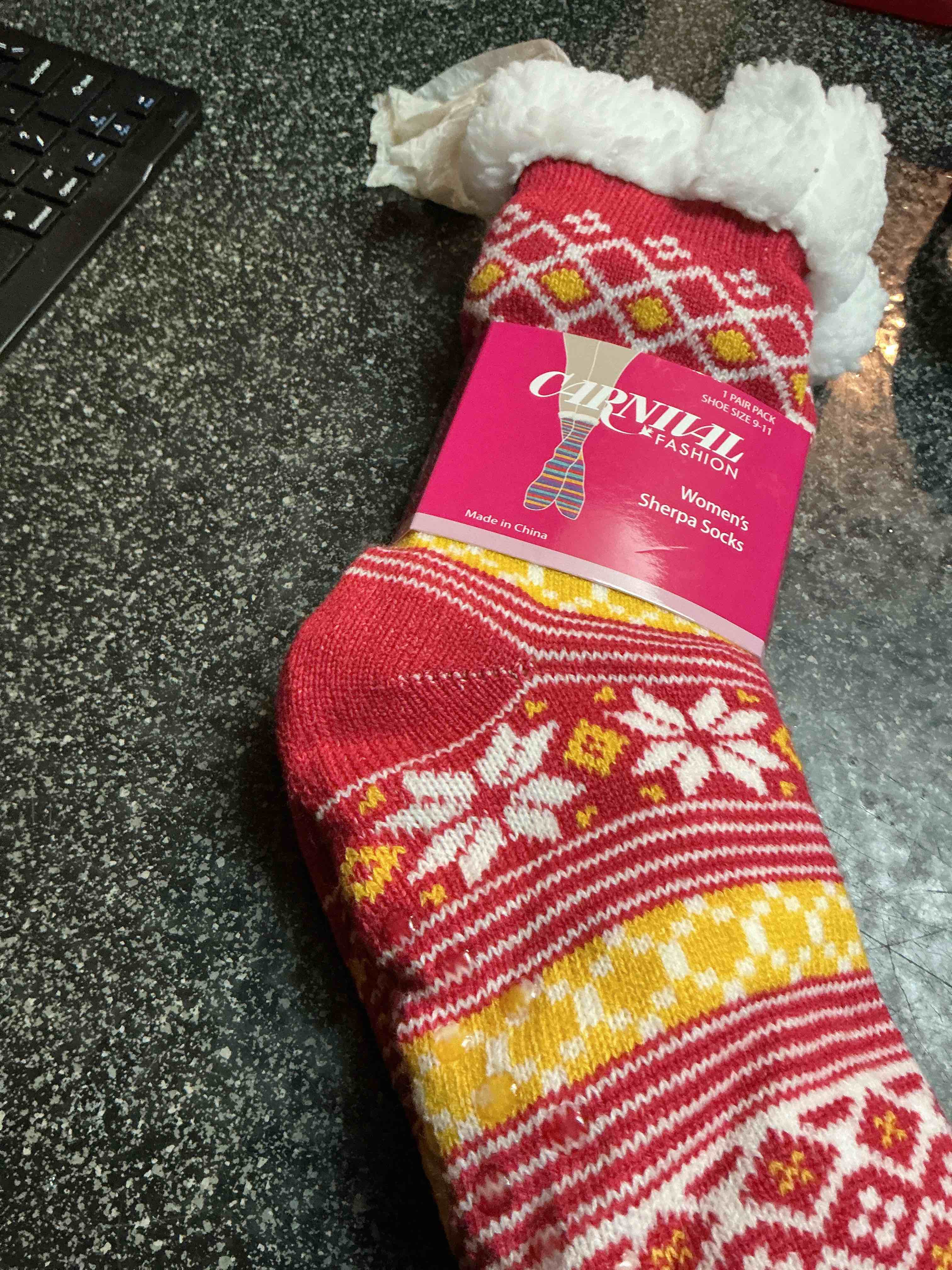 Carnival Fashion Women’s Sherpa Socks 