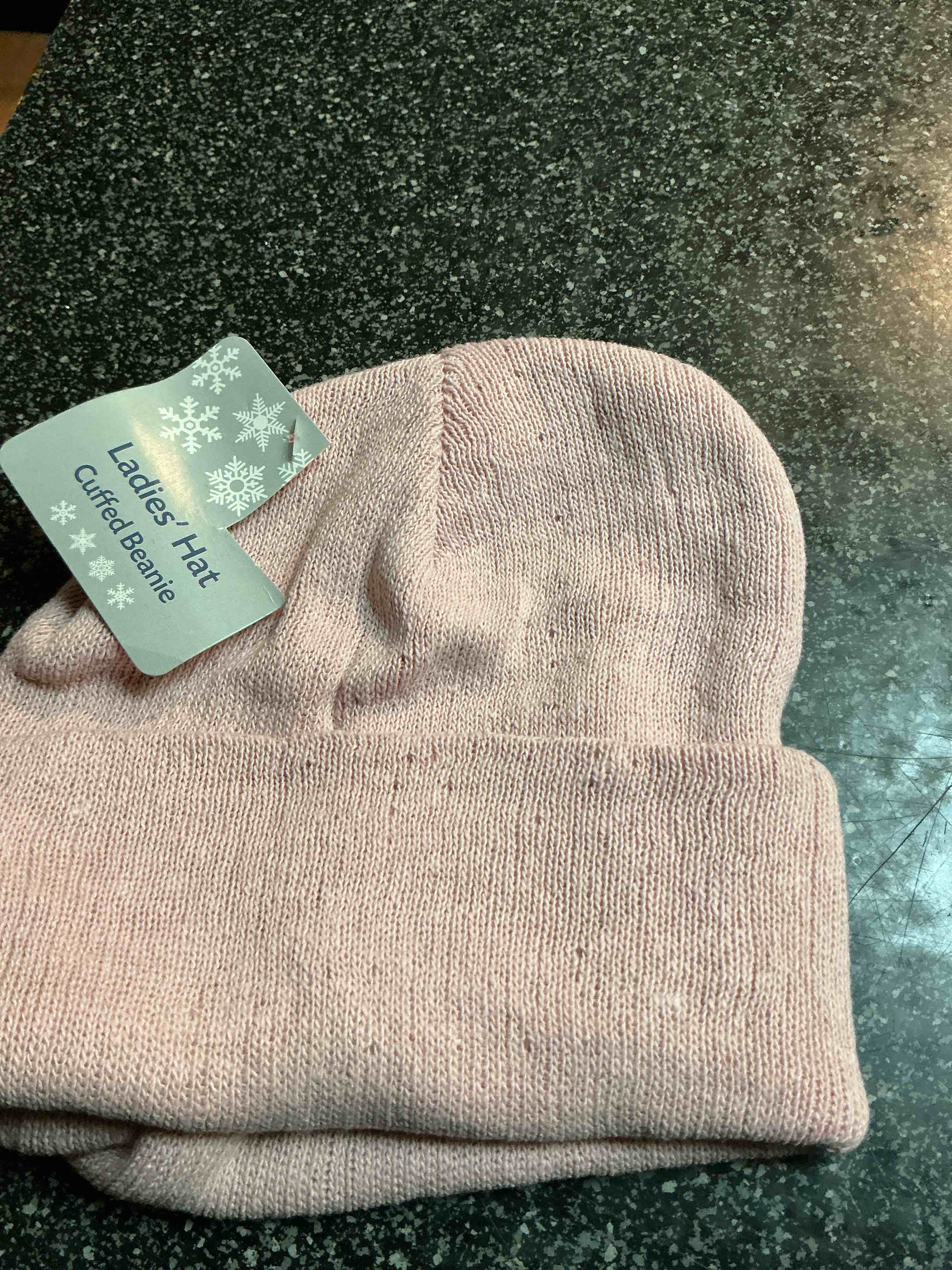 Laides Hat Cuffed Beanie 