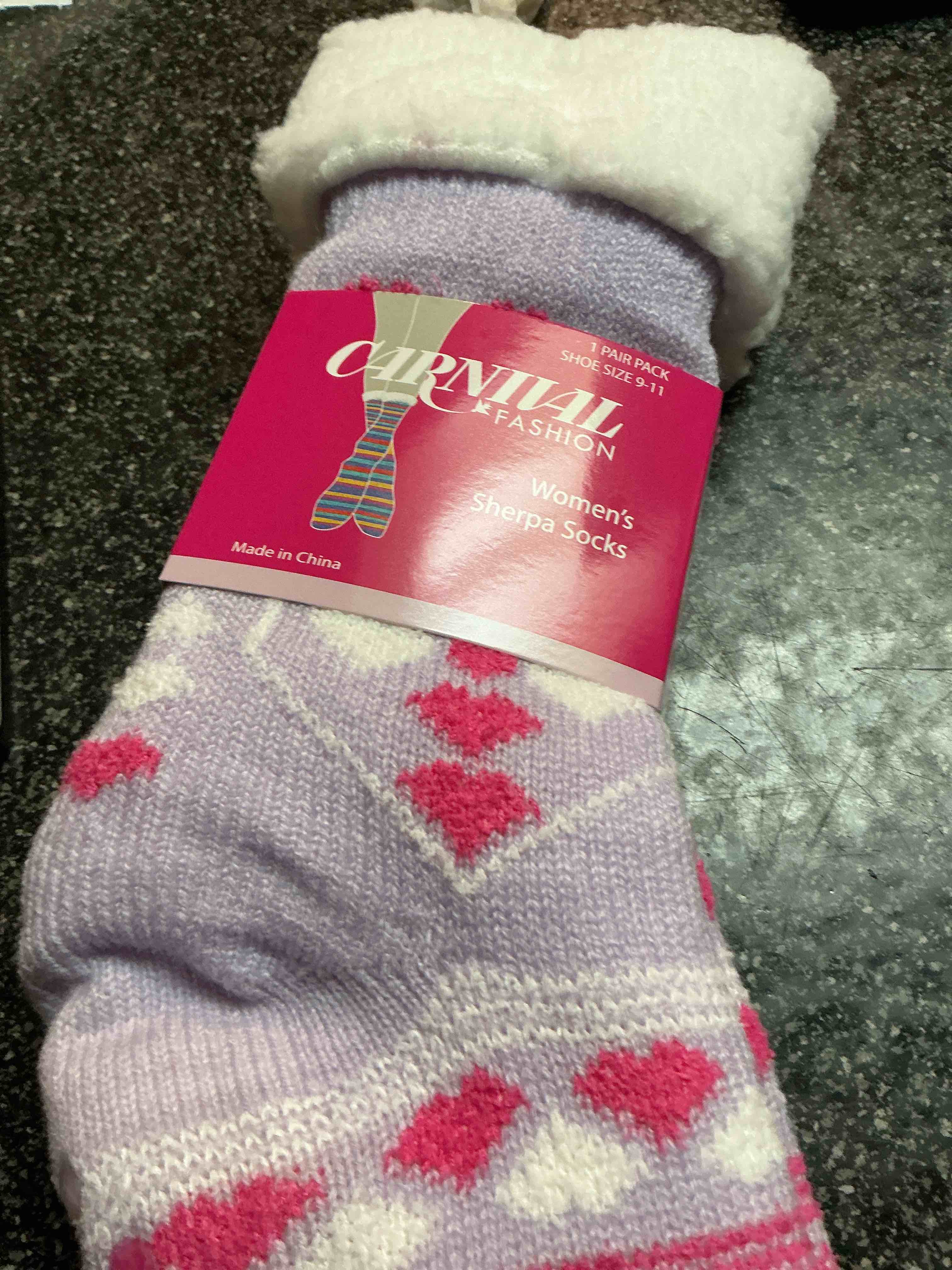 Carnival Fashion Women Sherpa Socks