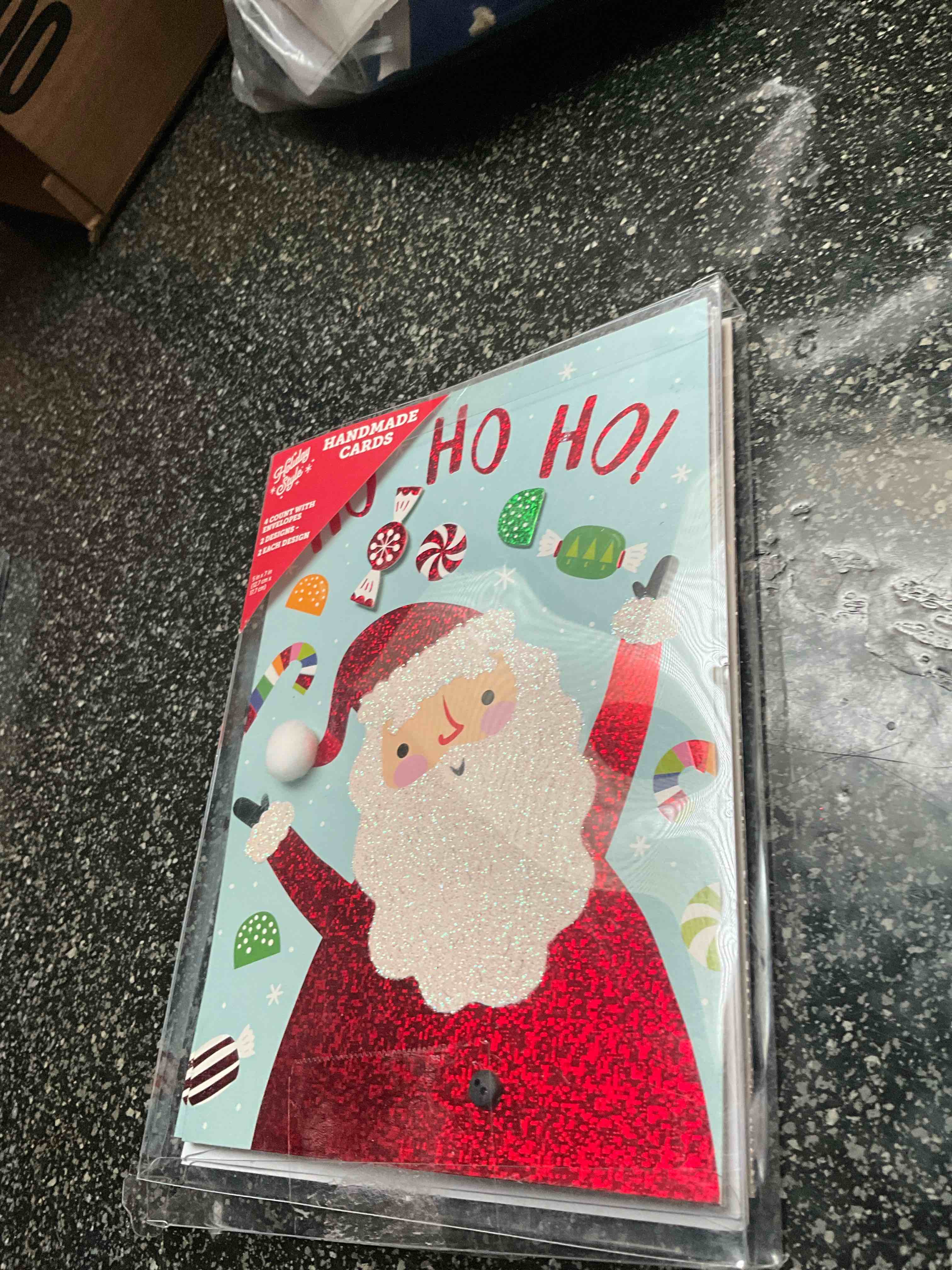 Holliday Style - Handmade Christmas Cards - 4 count