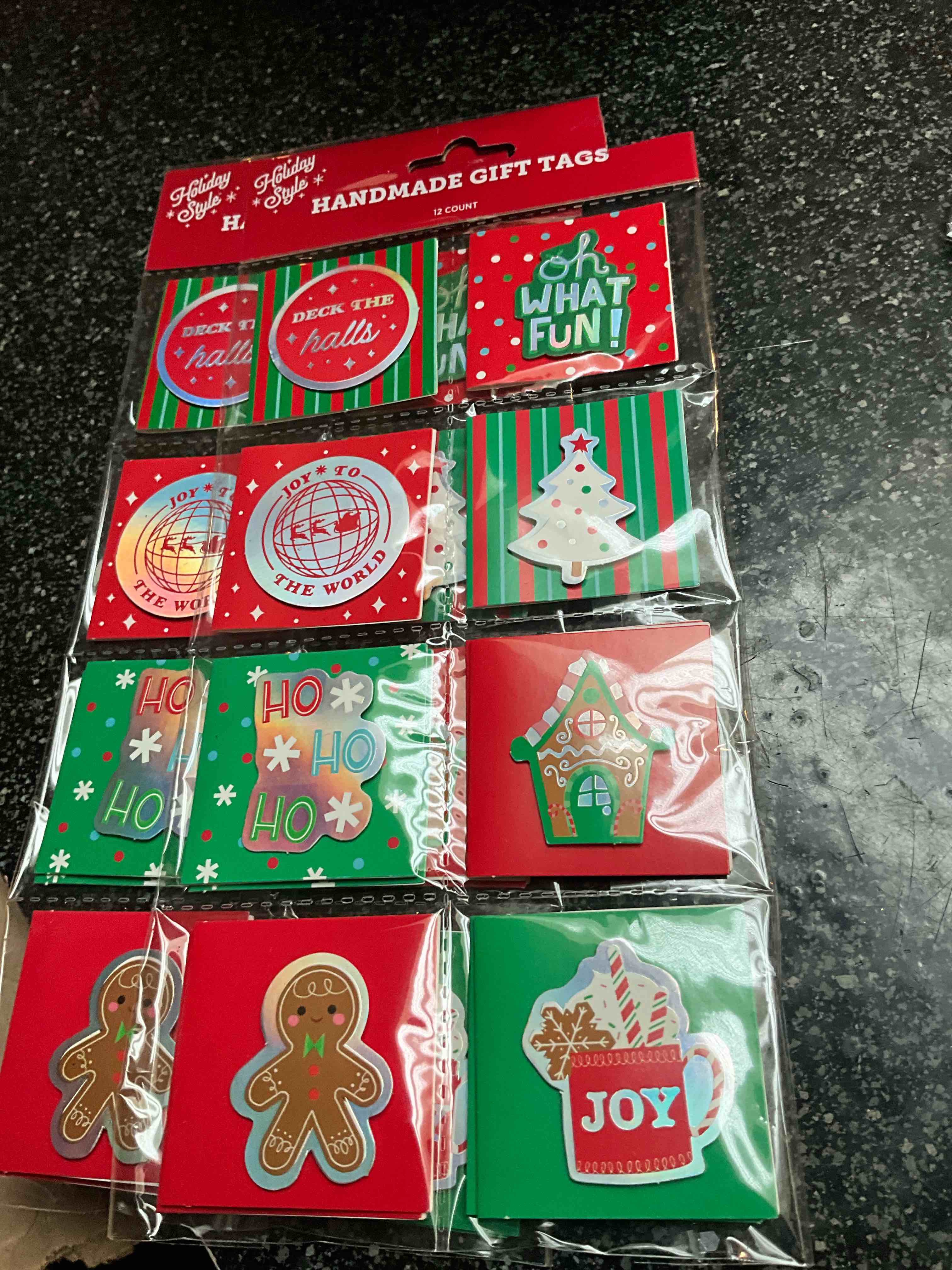 Holiday Style - Handmade Gift Tags - 12 count