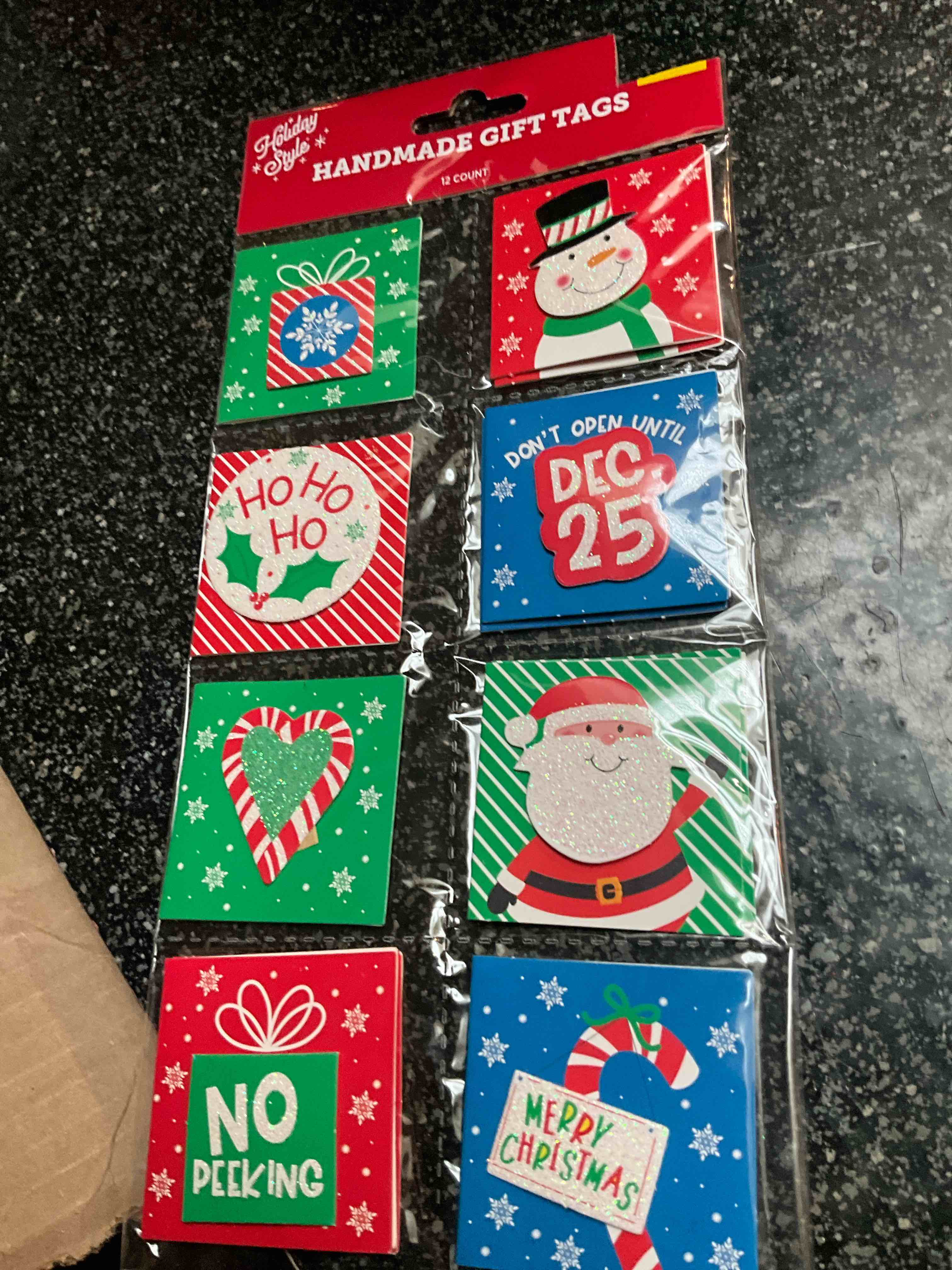 Holiday Style - Handmade Gift Tags - 12 count