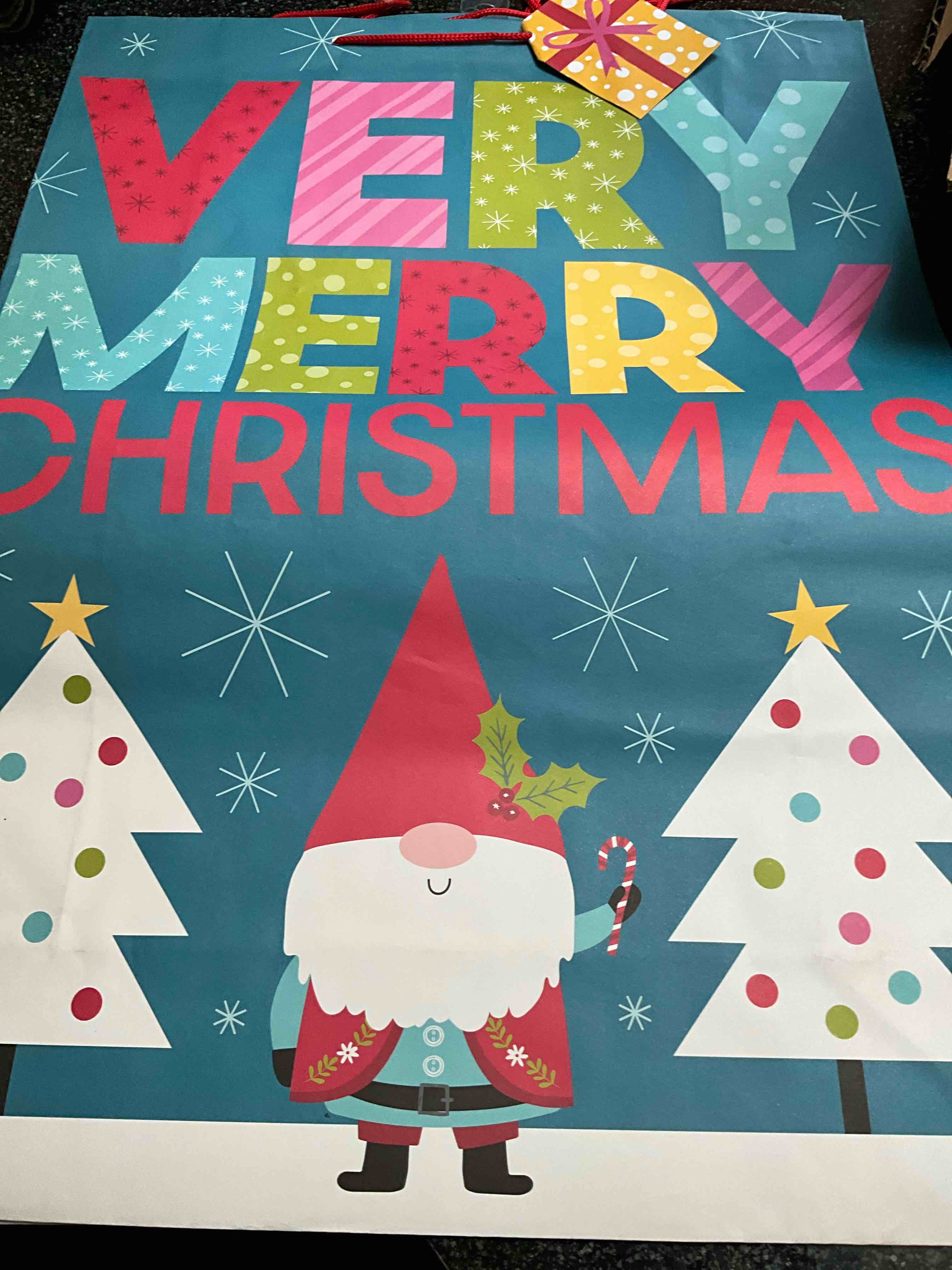 Super Jumbo - Christmas Gift Bag