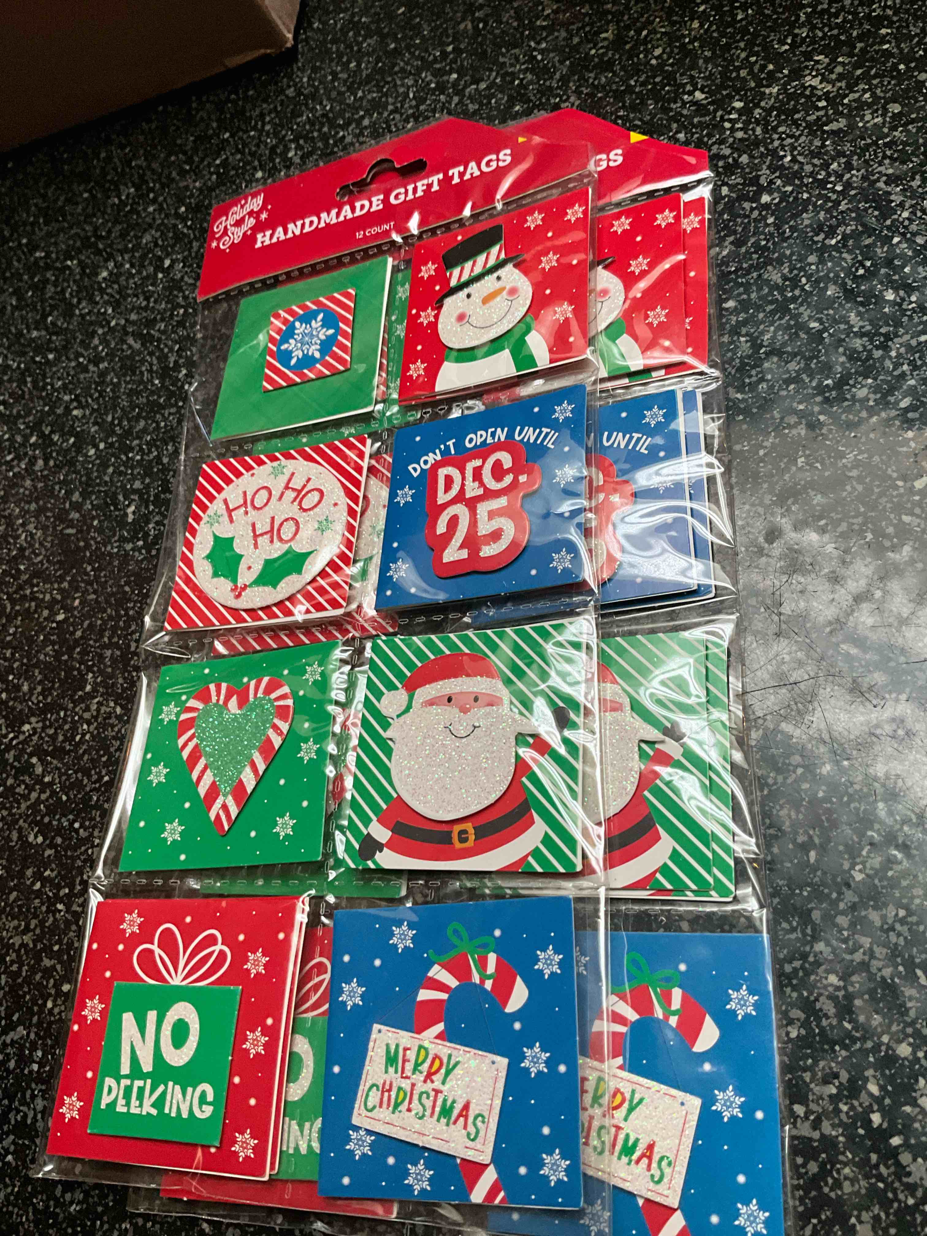 Holiday Style - Handmade Gift Tags - 12 count