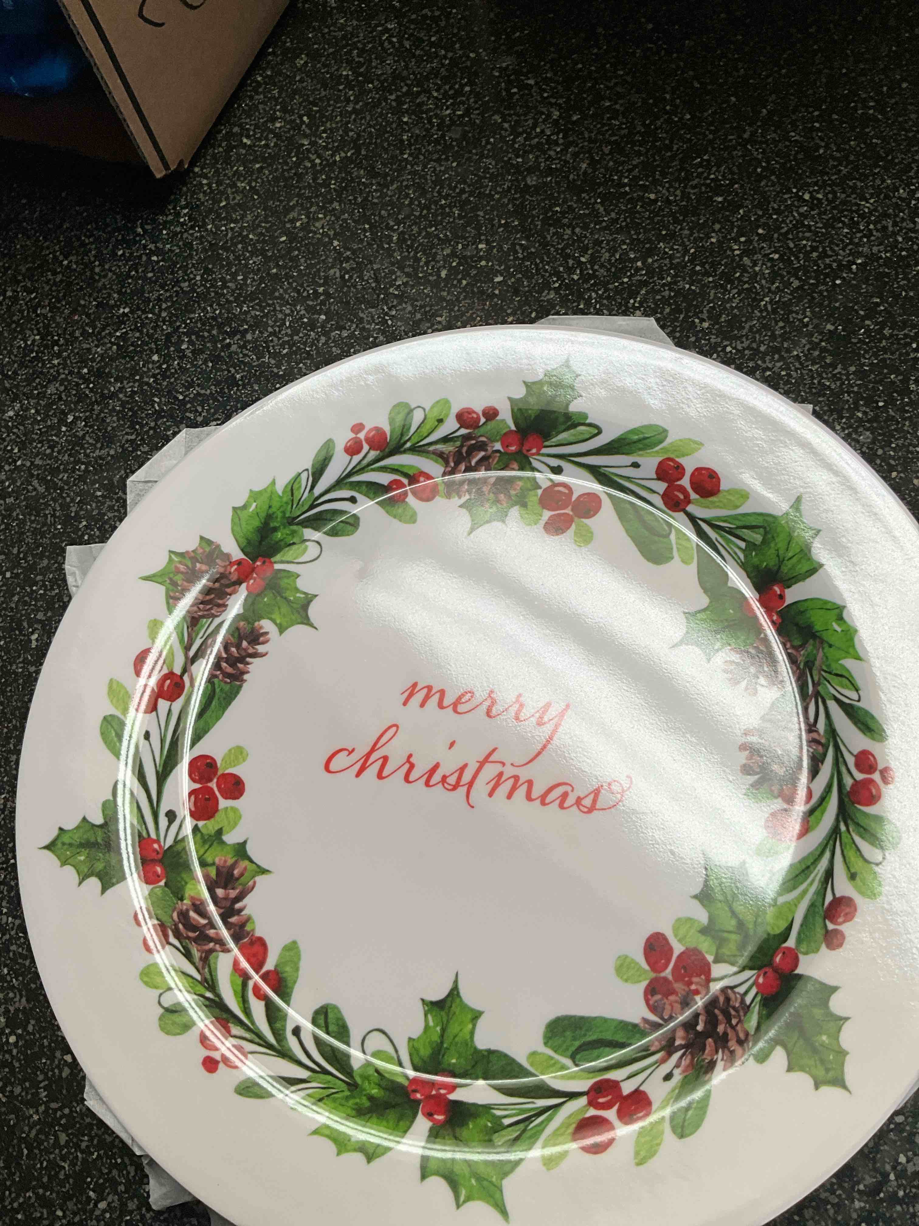 Merry Christmas Plates
