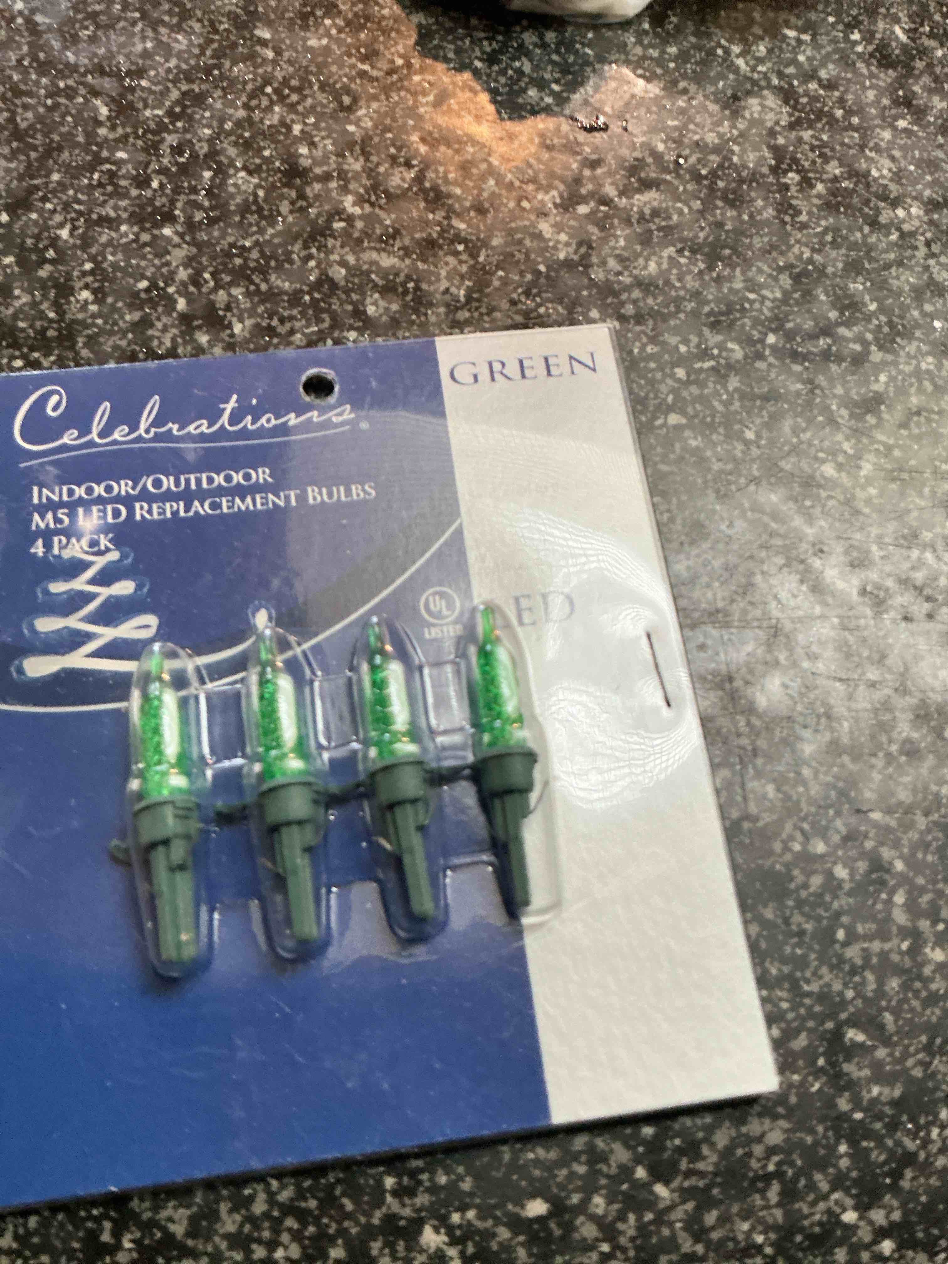 Lot - Celebration - LED - Green - Bulbs Indoor/Outdoor