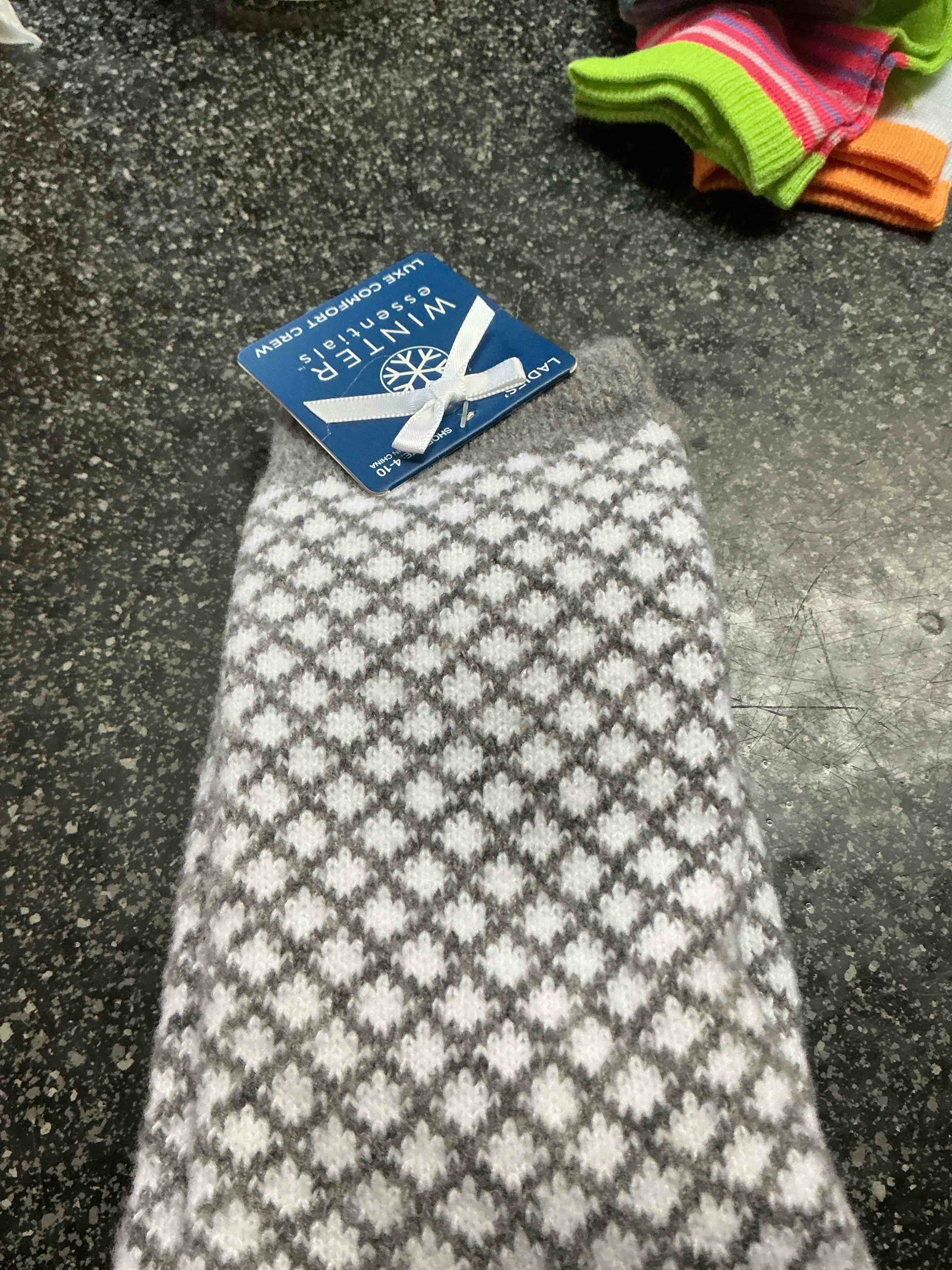 Ladies Winter Essentials Luxe Comfort Crew Socks 