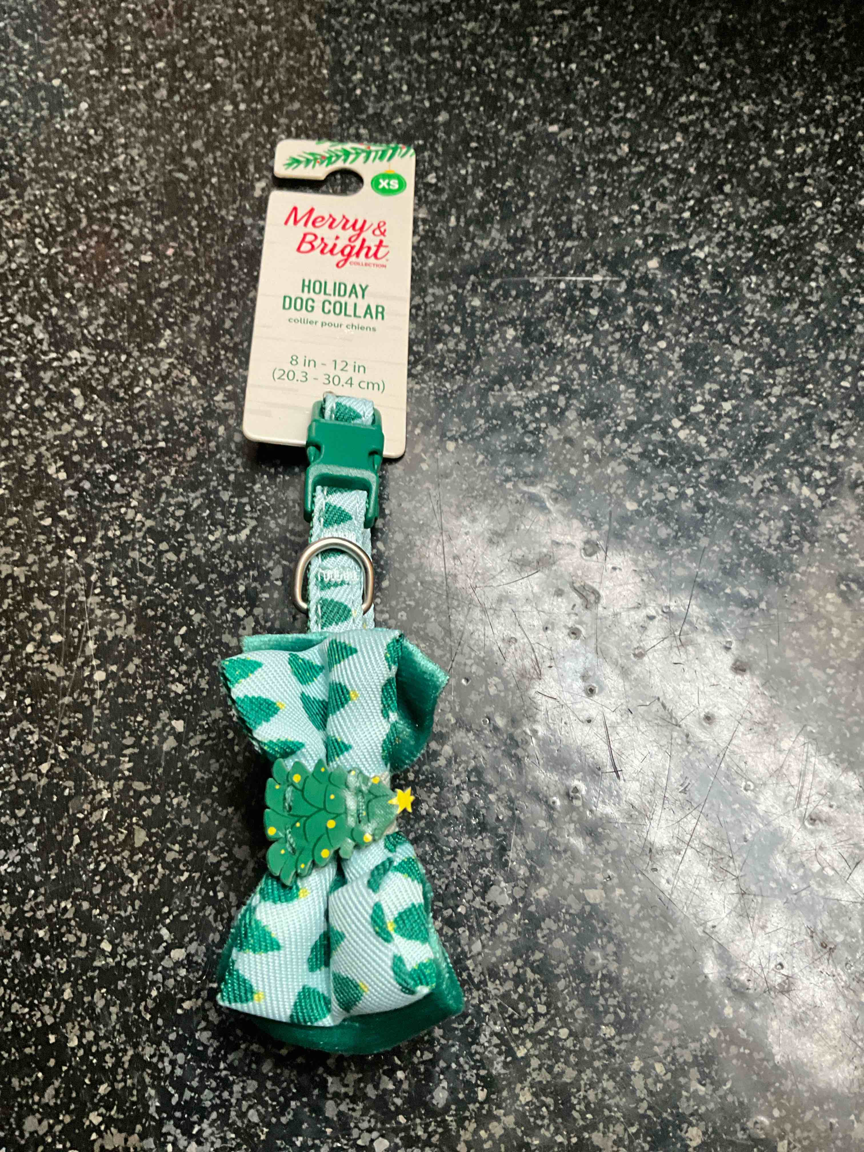Merry & Bright - Holiday Collar - size - XS
