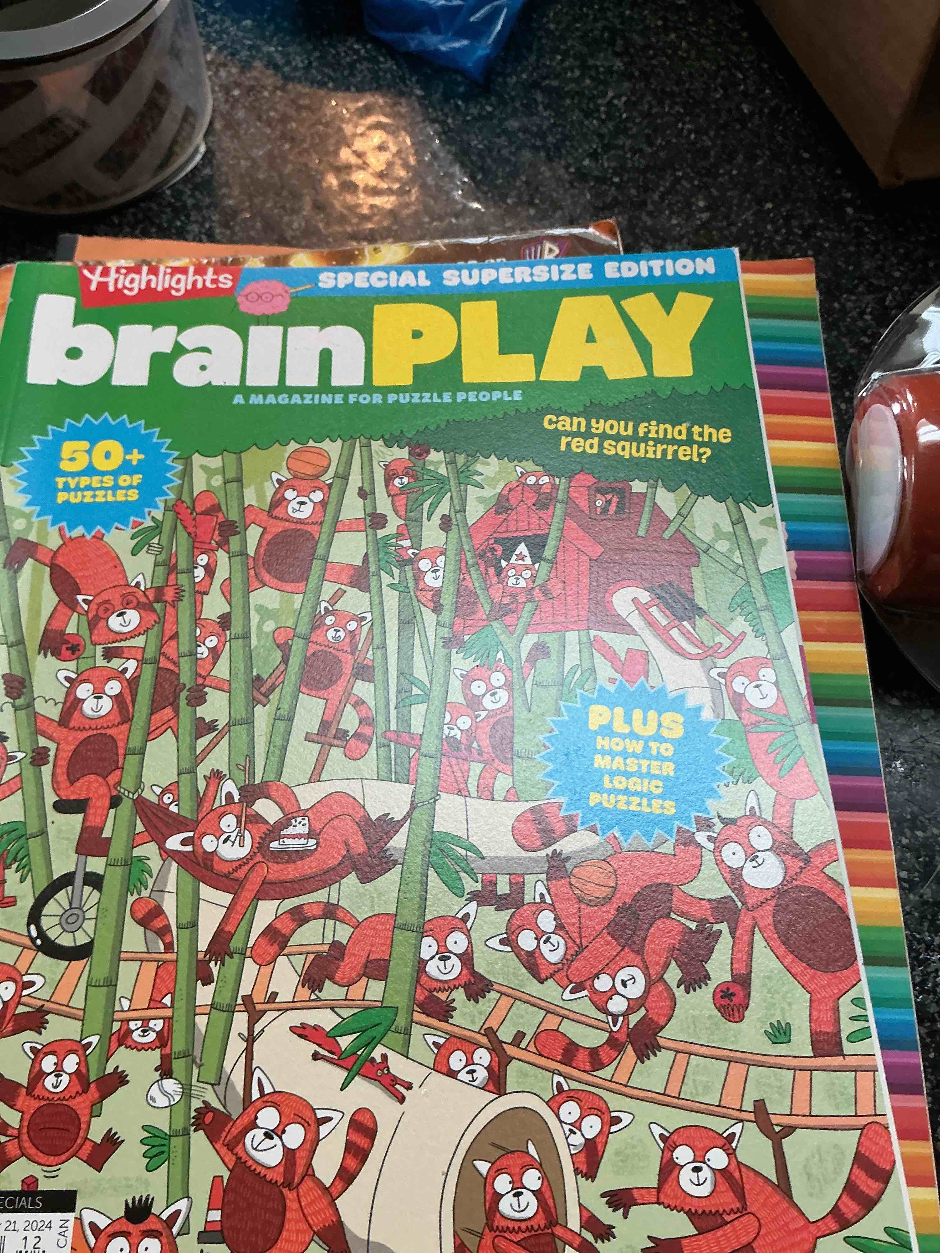 Highlights Brain Play Book 50 + Puzzles