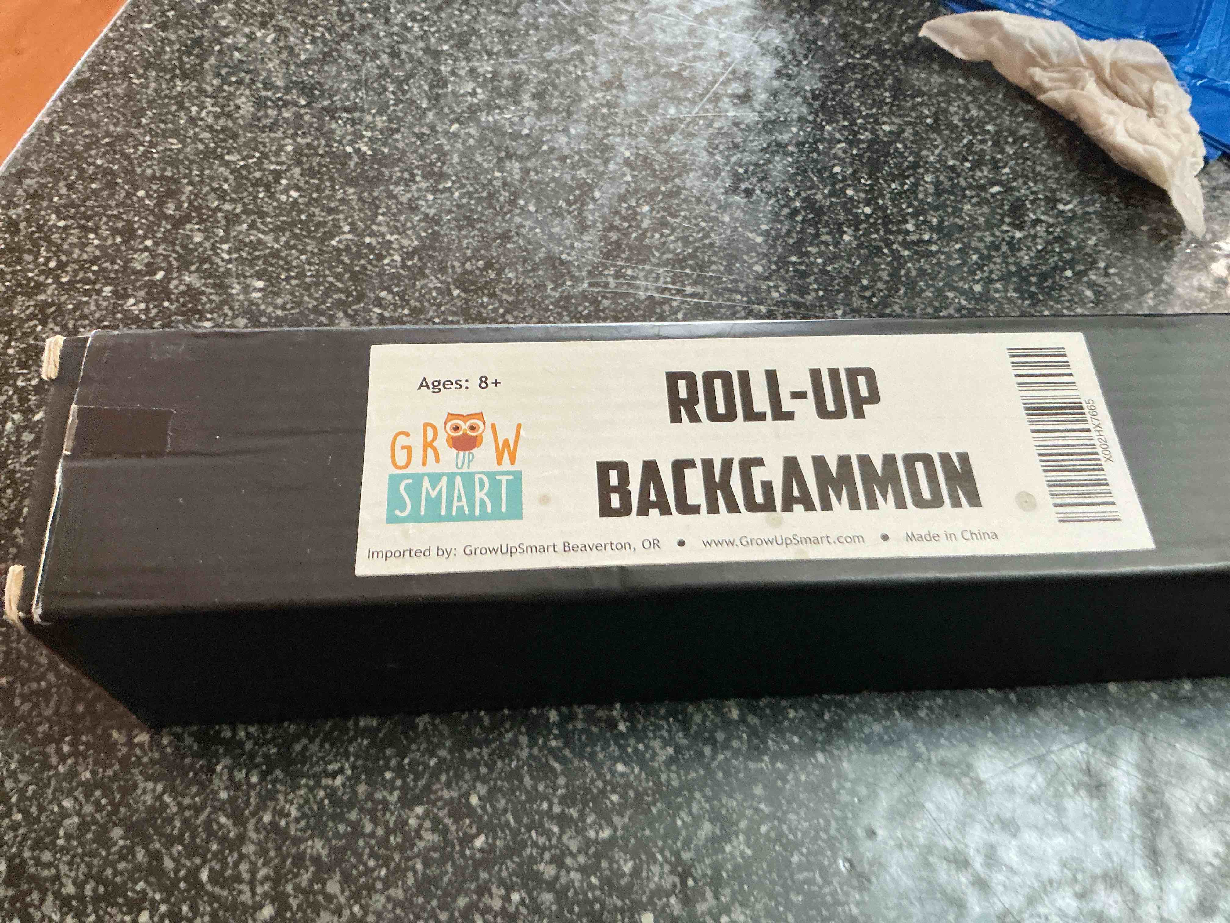 Roll-Up Backgammon Board