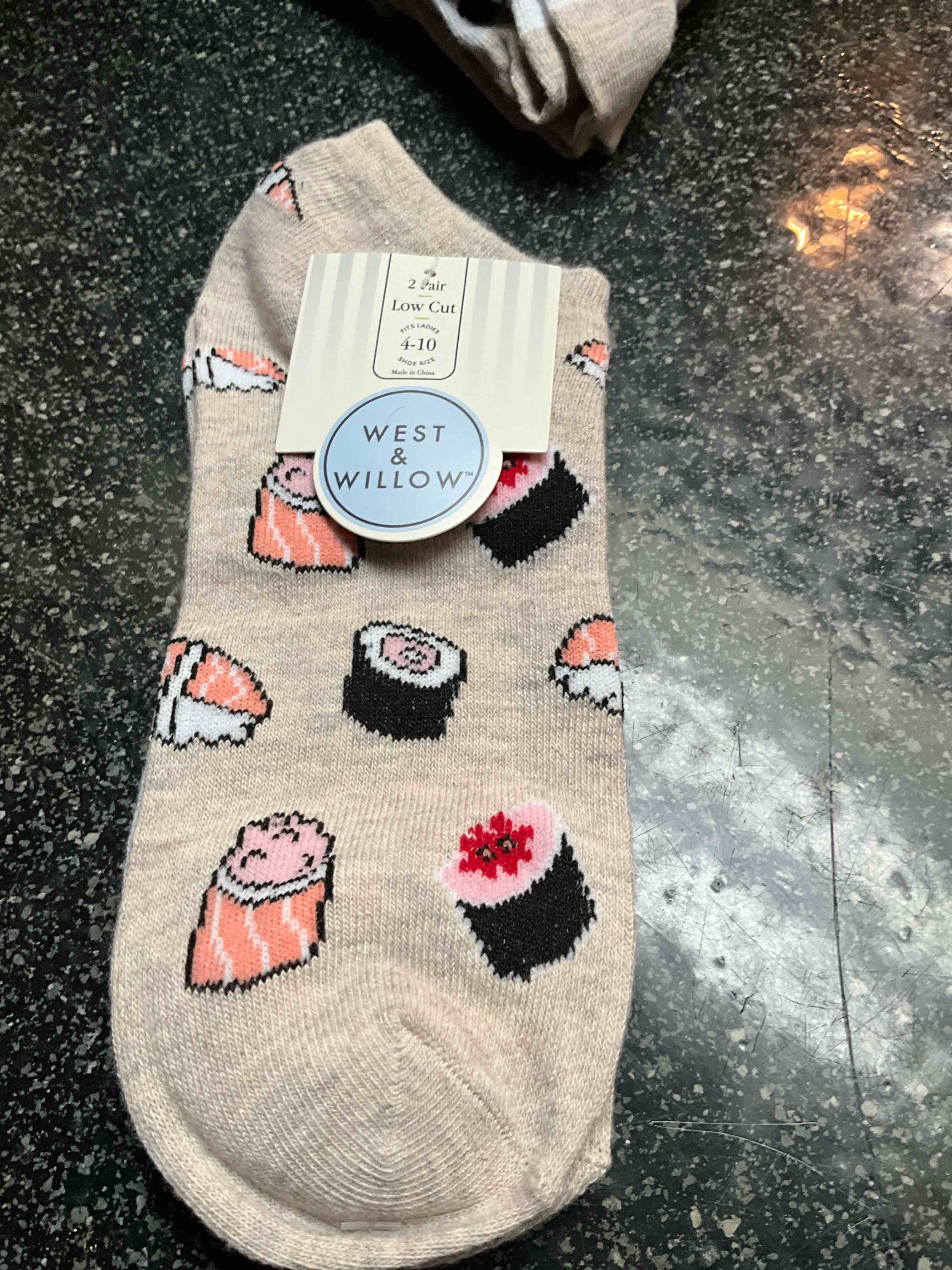 West & Willow - 2 pair - Low cut Socks 