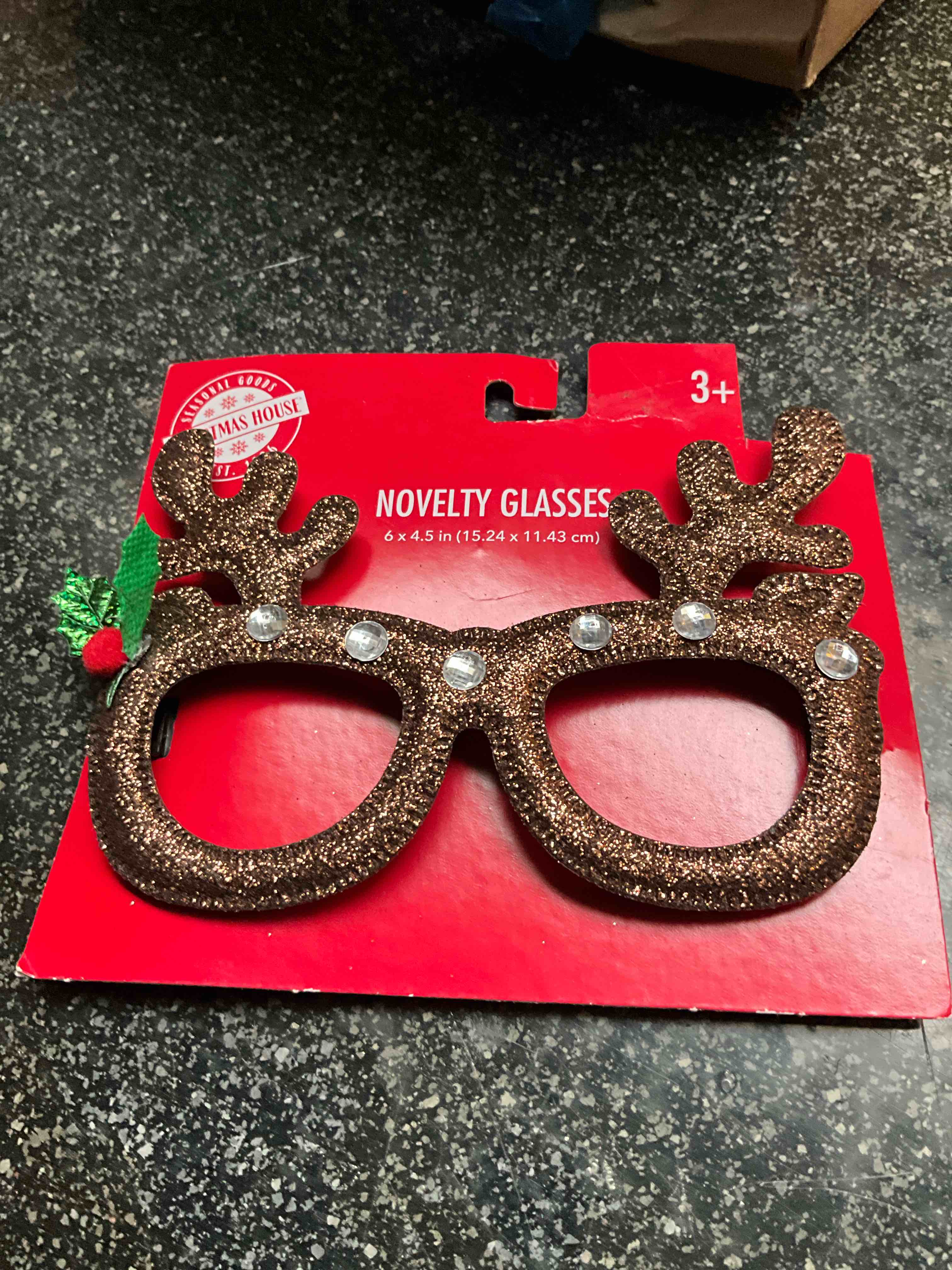 Christmas House - Novelty Glasses
