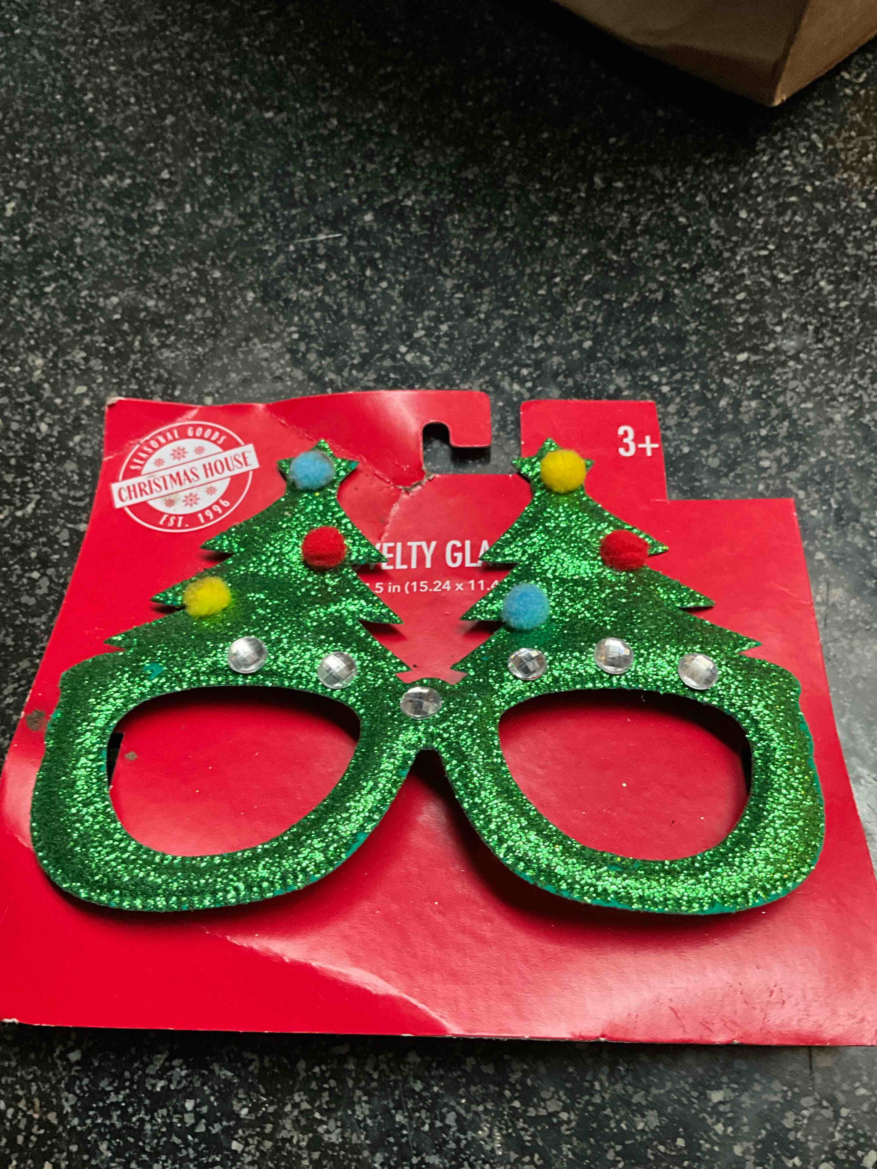 Christmas House - Novelty Glasses 