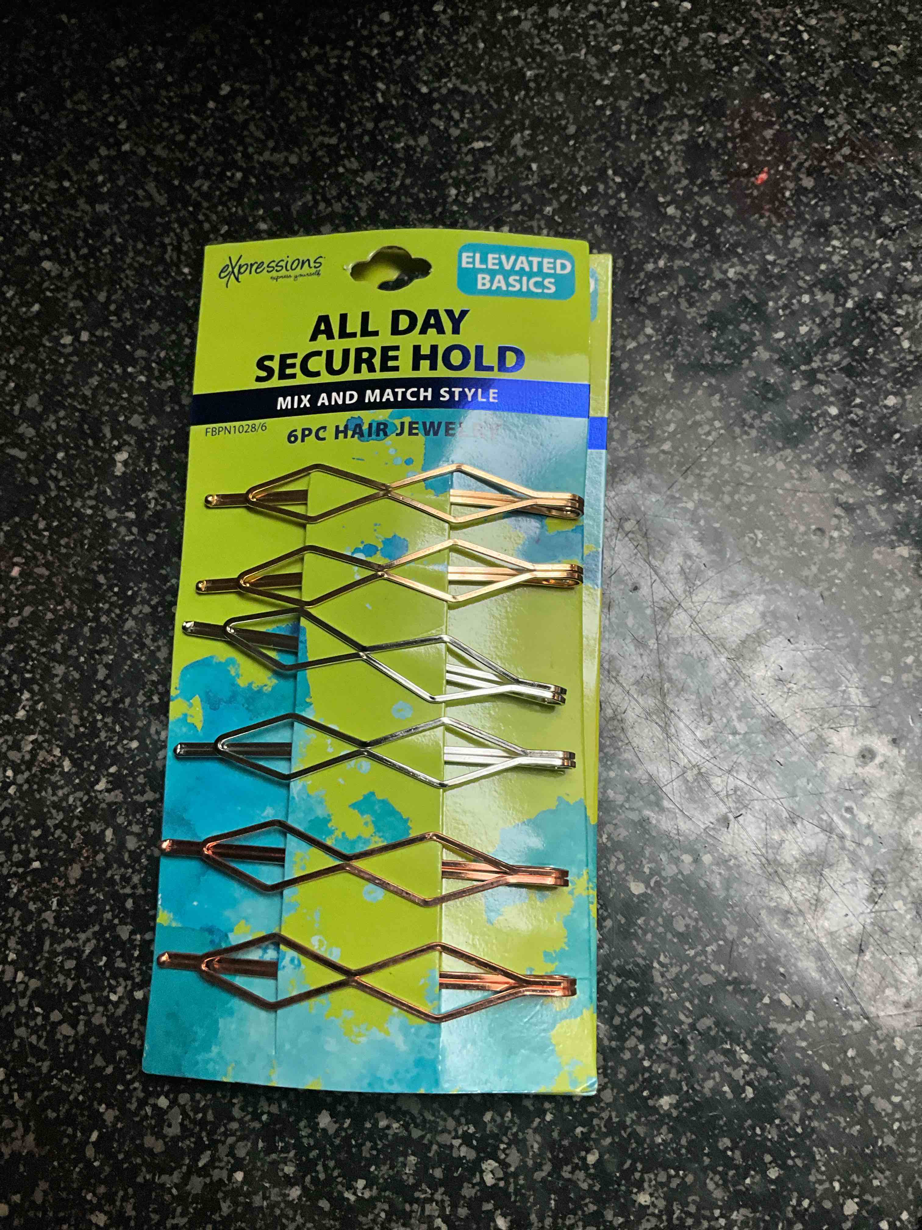 Expressions - All Day Secure Hold - 6pc Hair Jewelry