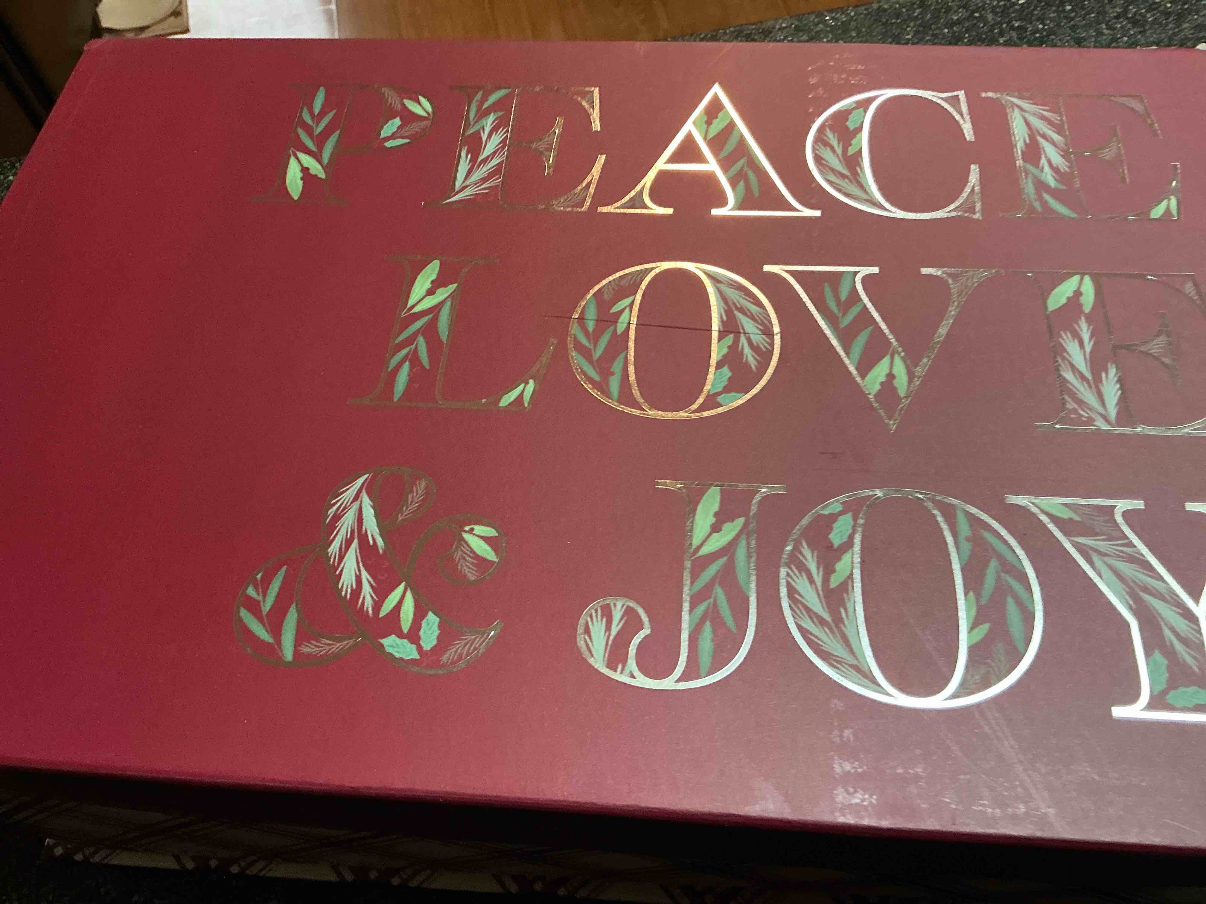 Peace. Love. & Joy Christmas Box