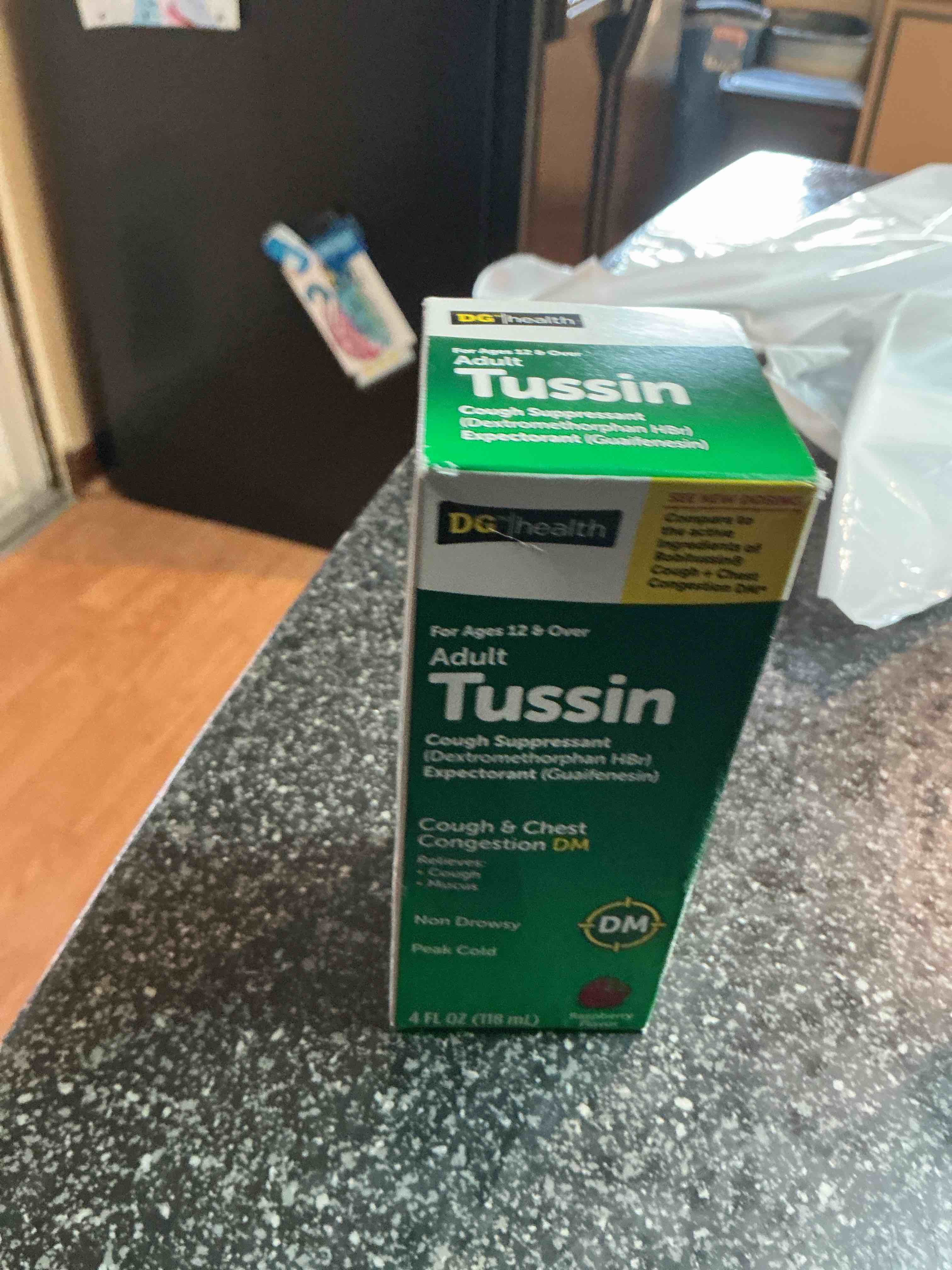 DG Health Tustin Cough & Chest Congestion DM 4 Fl. Oz.