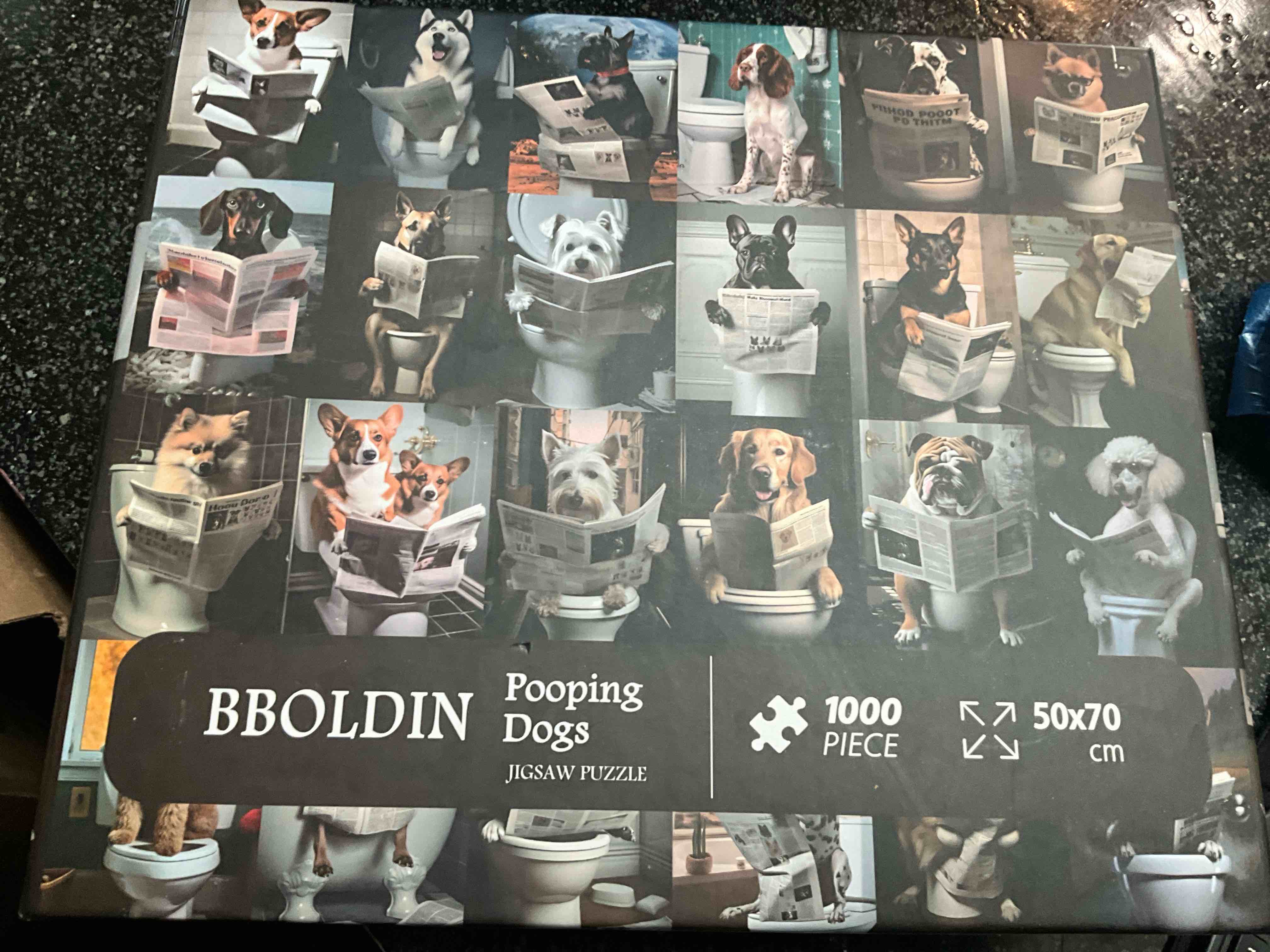 BBoldin - Pooping Dogs - 50 x 70 - 1000 pc - Puzzle