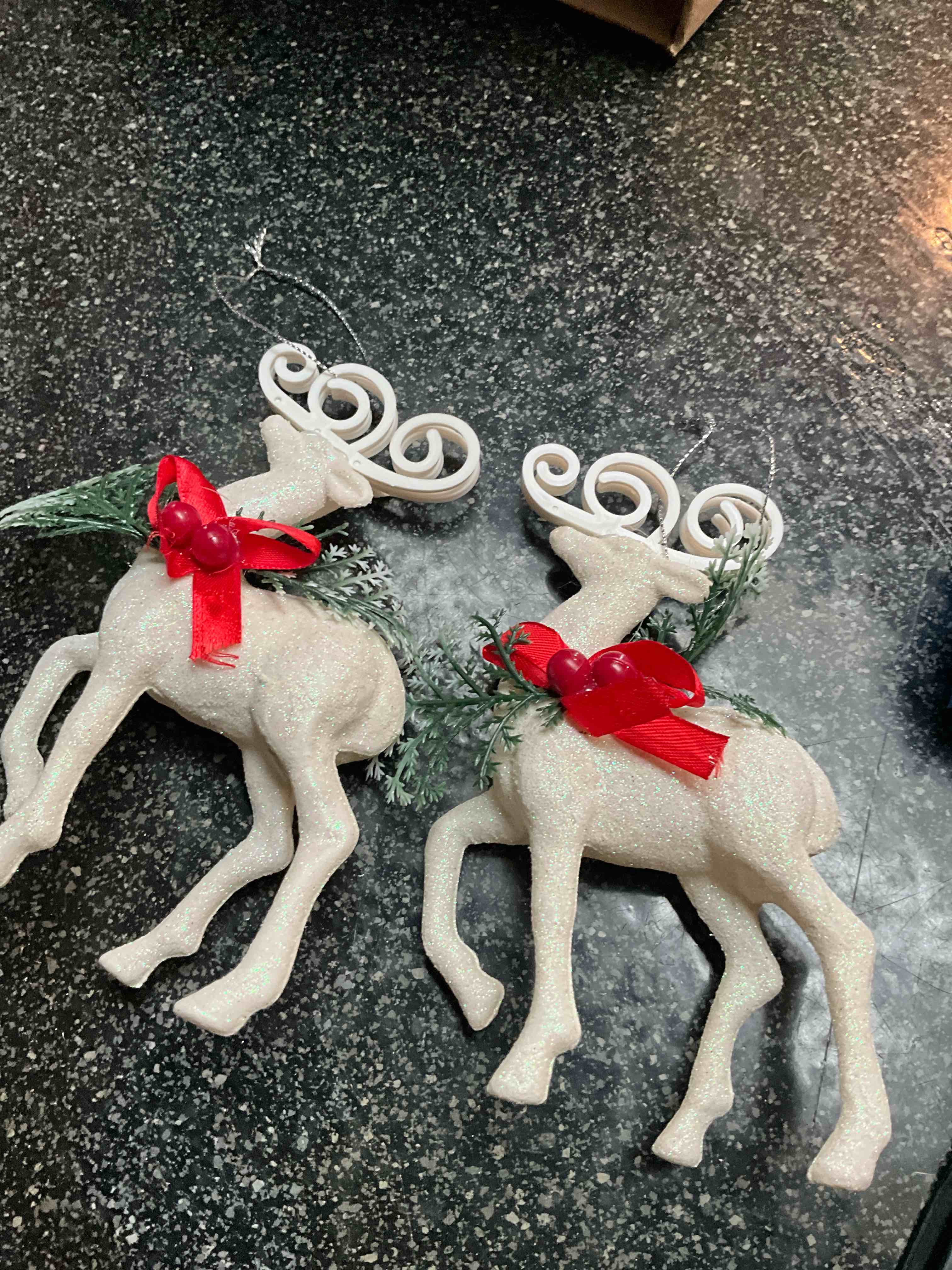 Reindeer Ornaments/Decorations - 2 count