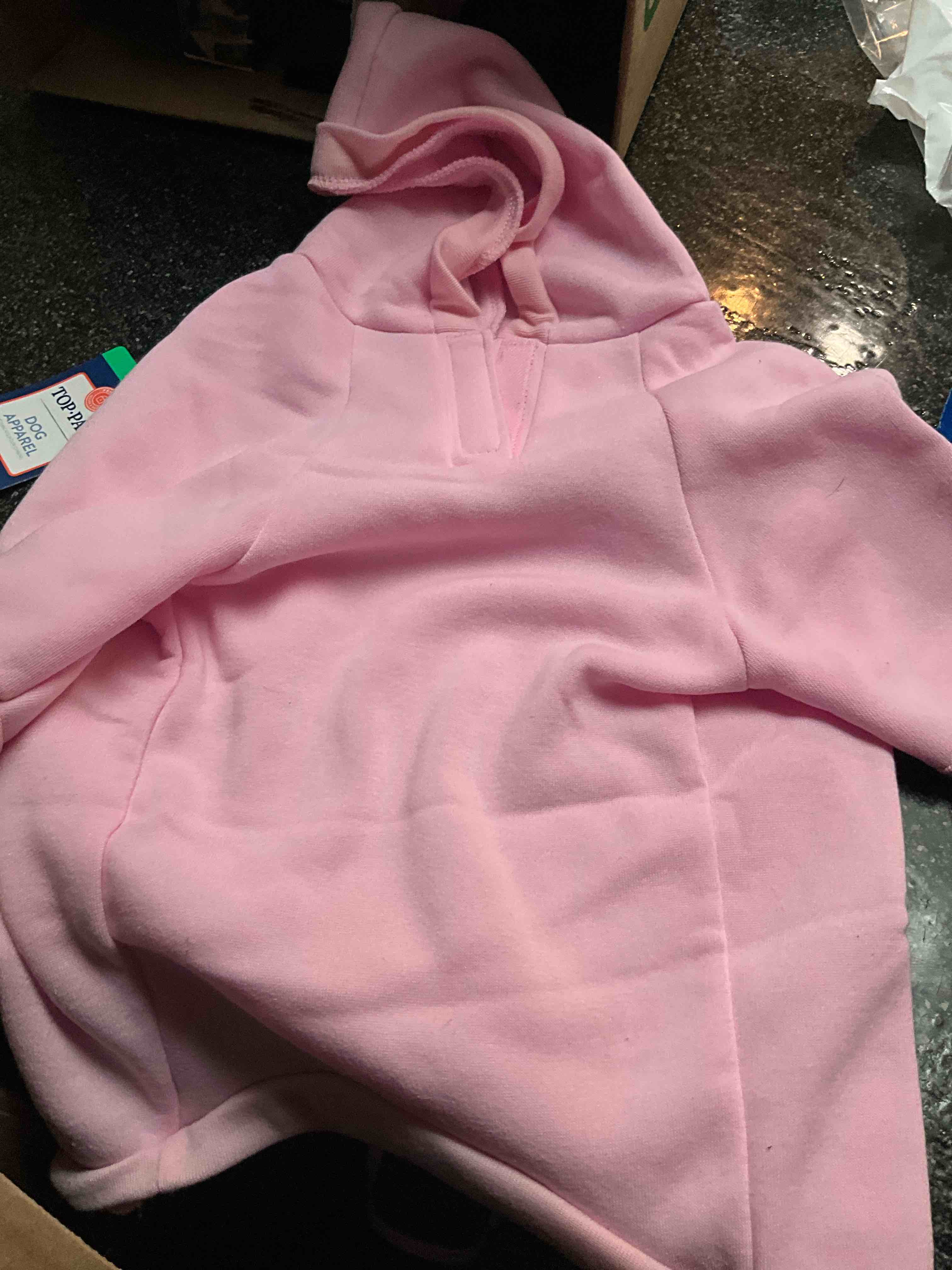 Top Paw - Dog Apparel - Pink - Sweatshirt/Hoodie - size - L 