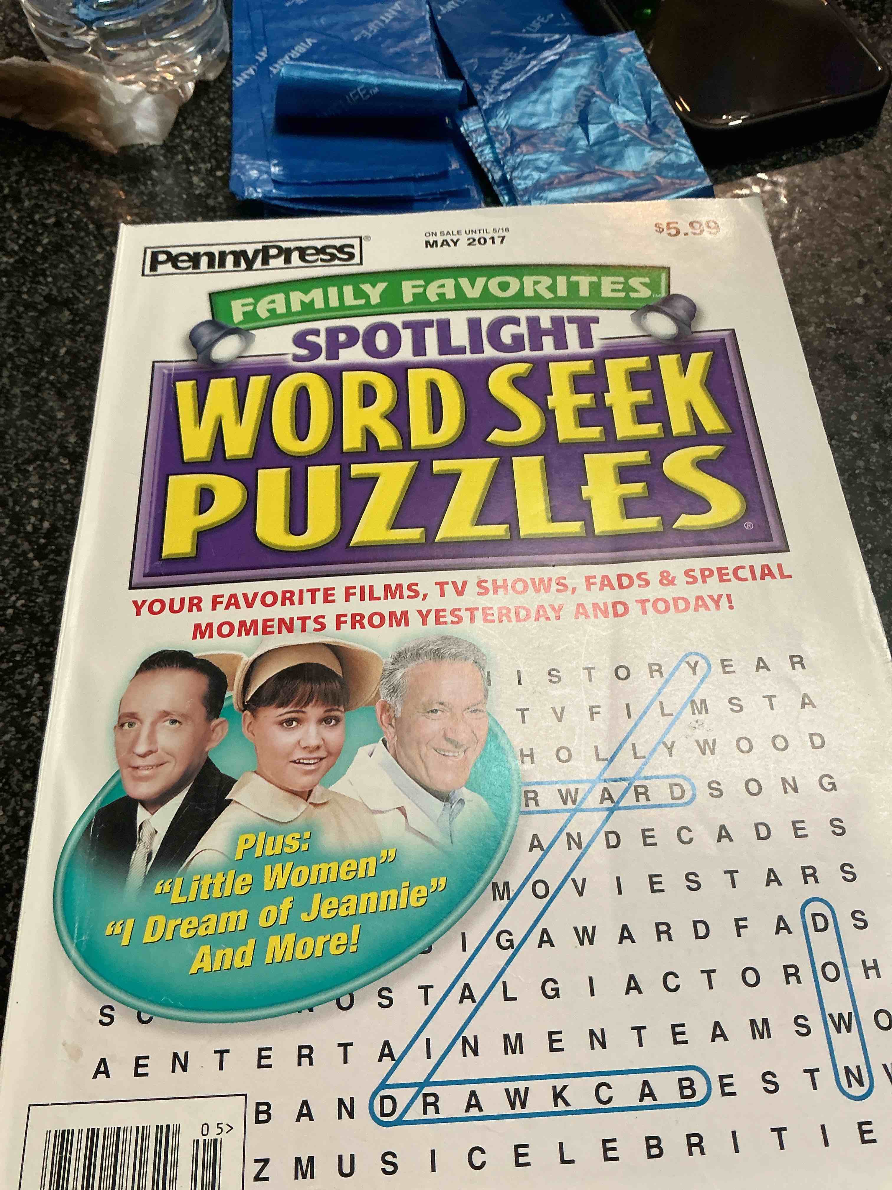 Penny Press Family Favorites Word Seek Puzzles 