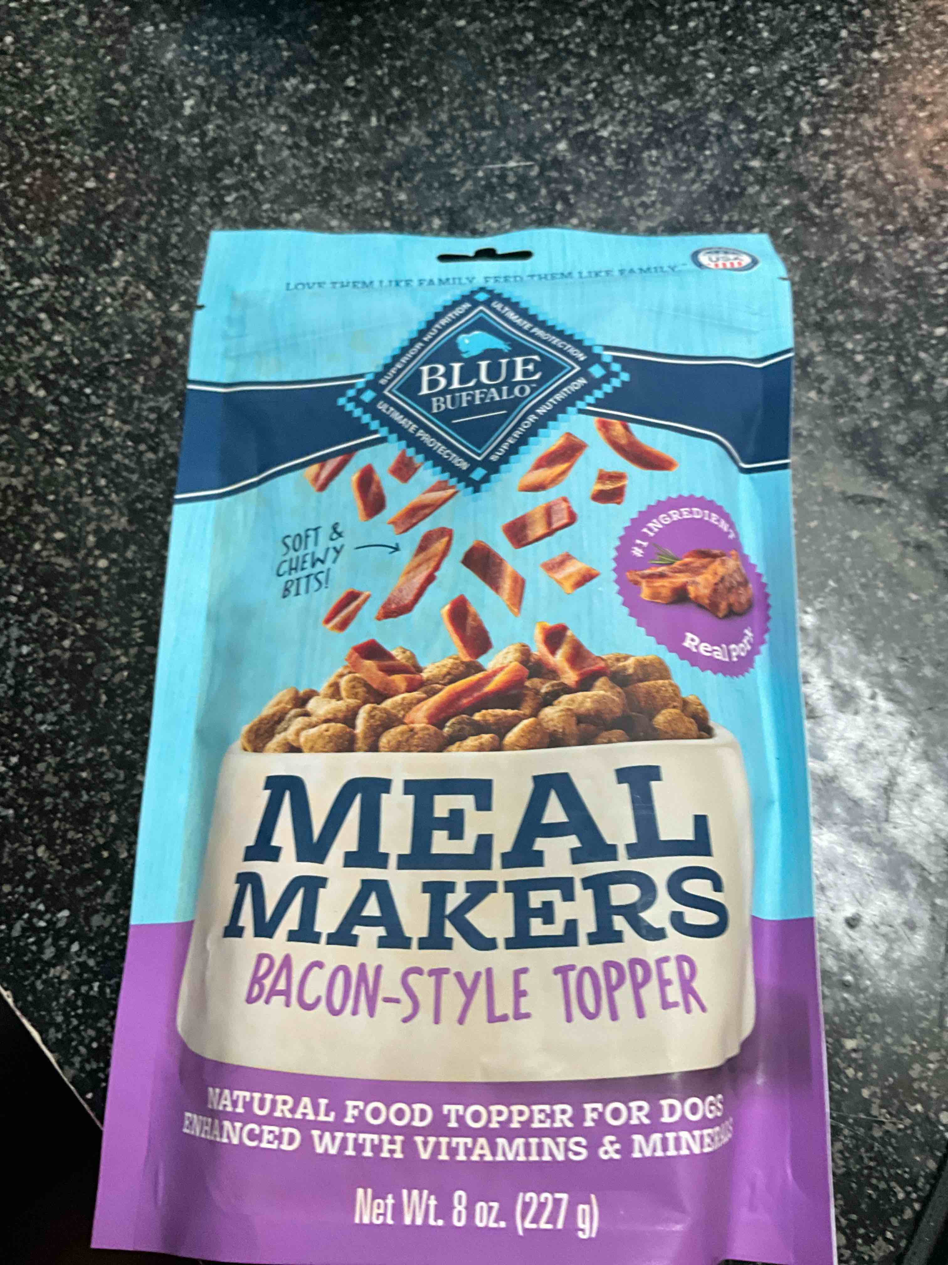 Blue Buffalo - Meal Makers - Bacon Style Topper - 8 oz 