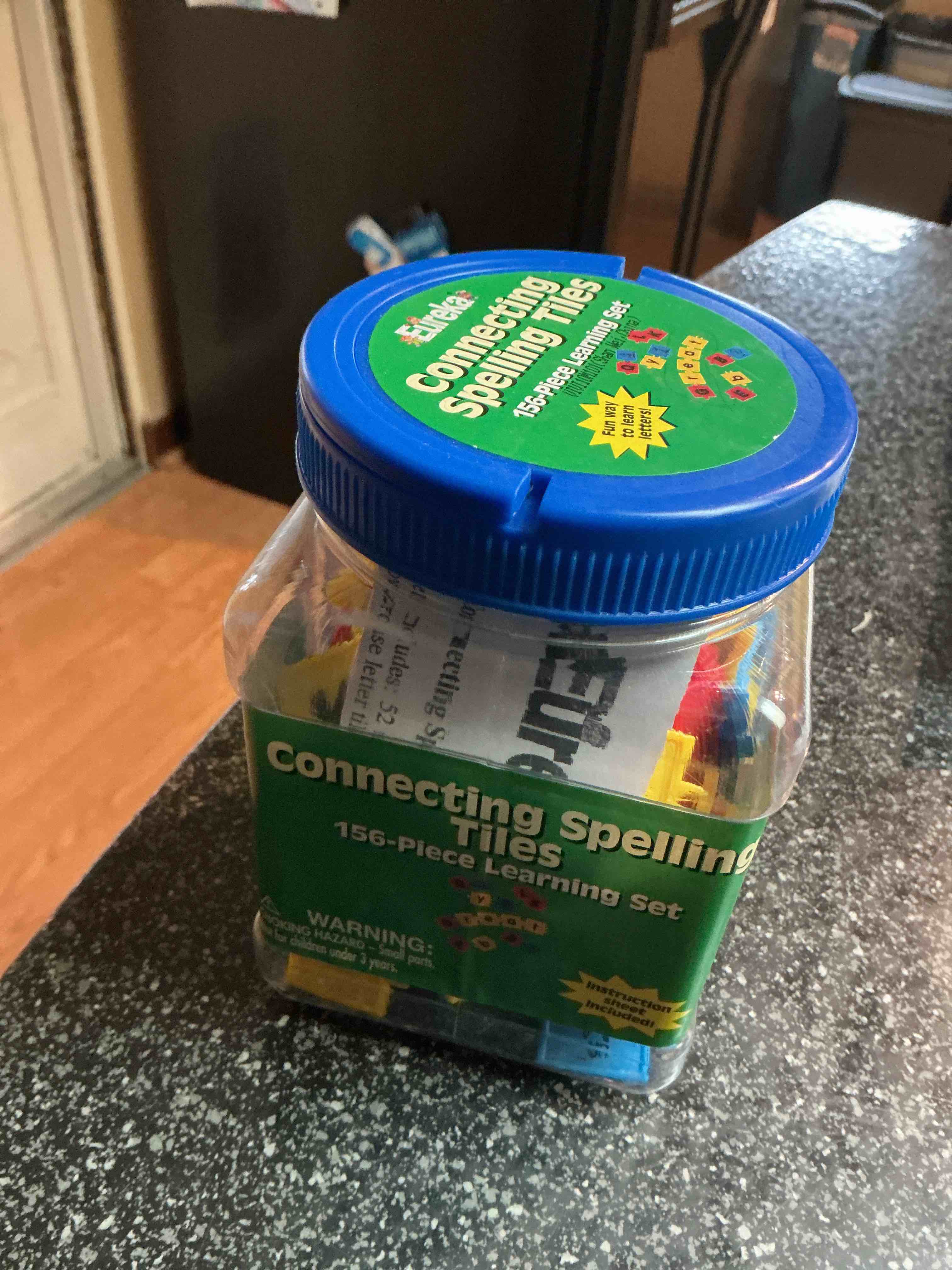 Eureka Connecting Spelling Tiles 156 Learning Set 