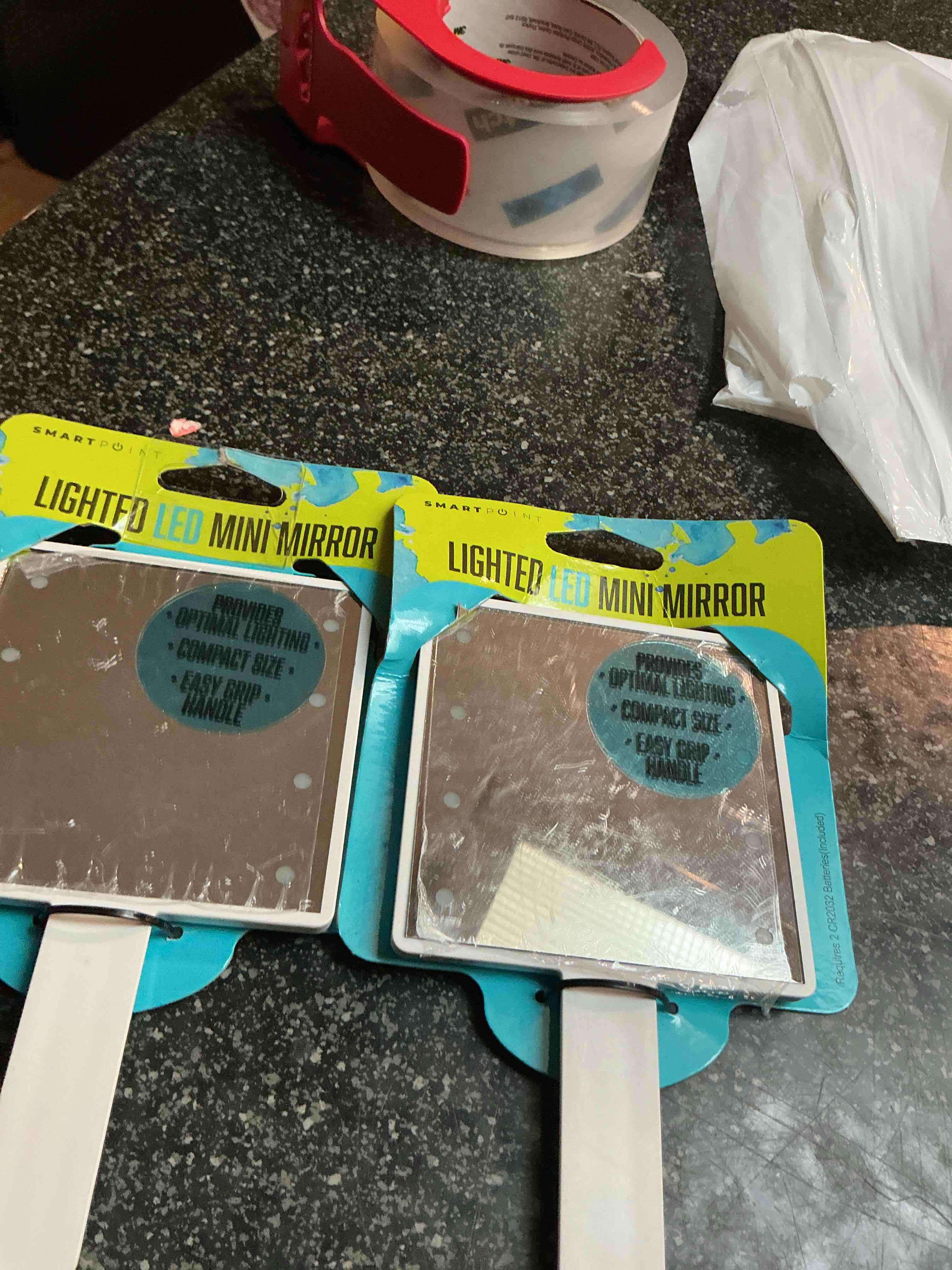 Lighted LED Mini Mirror 