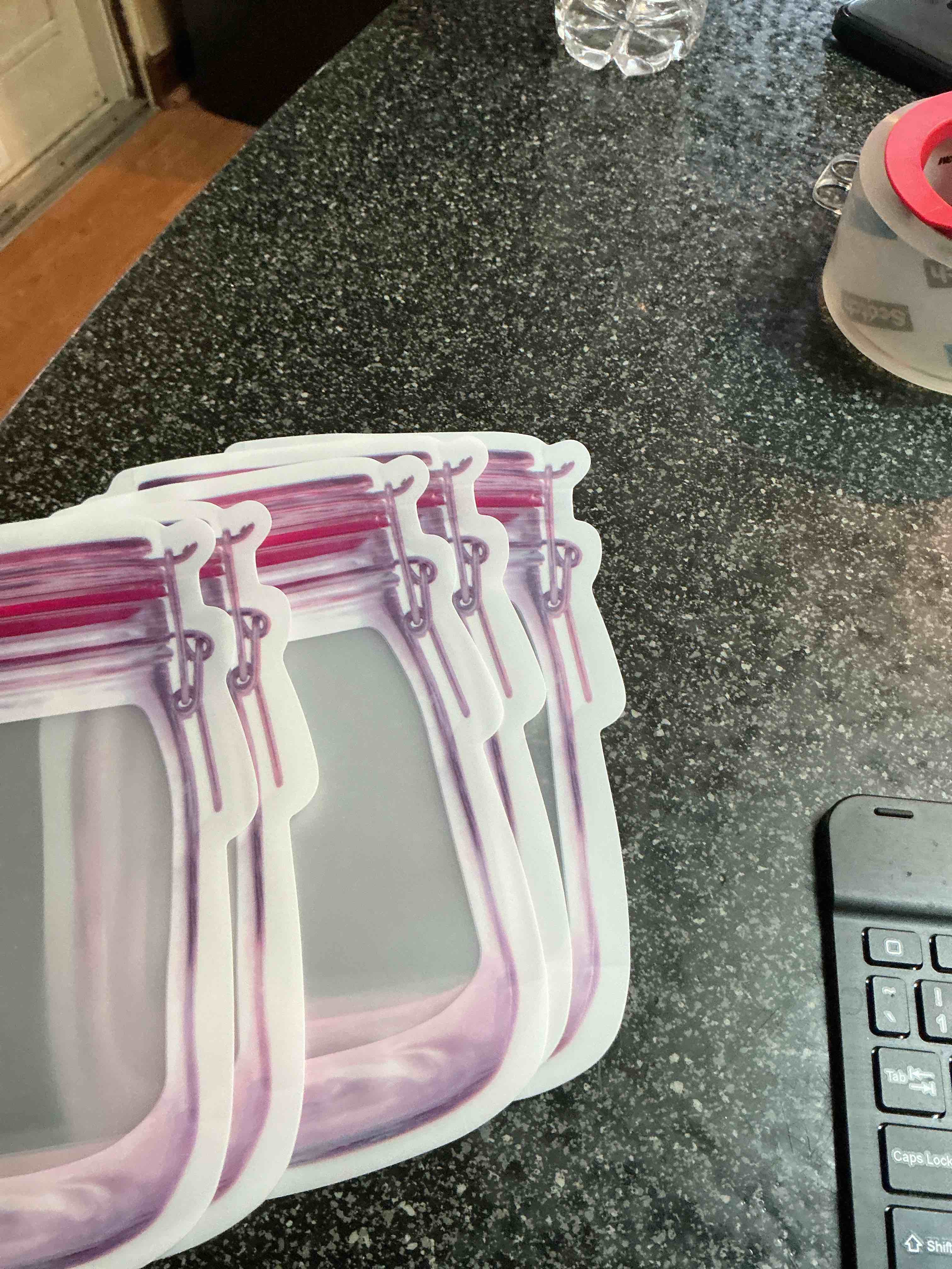 Mason Jars Zip Lock Bags