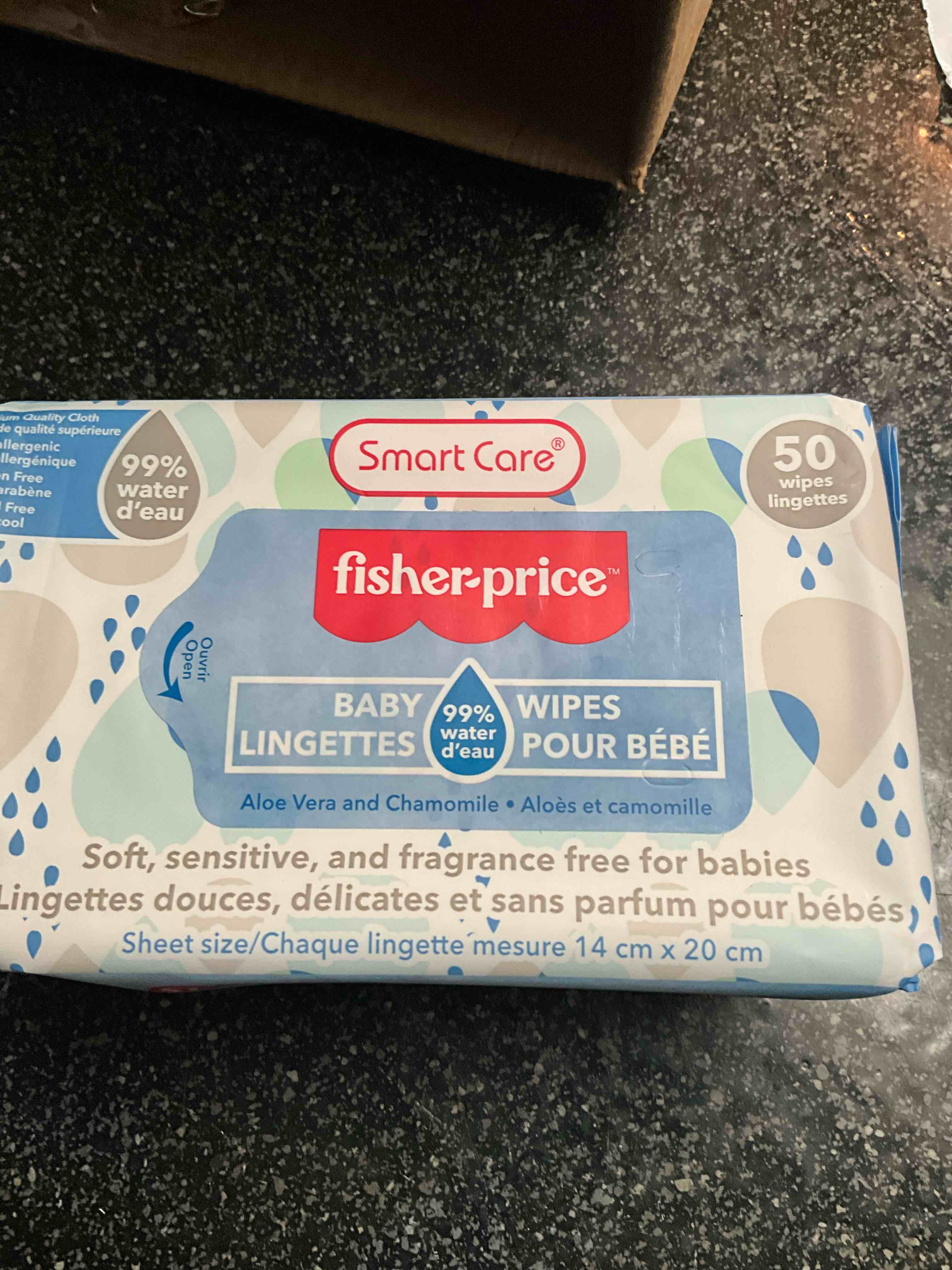 Fisher-Price - Smart Care - Baby Wipes - 50 count