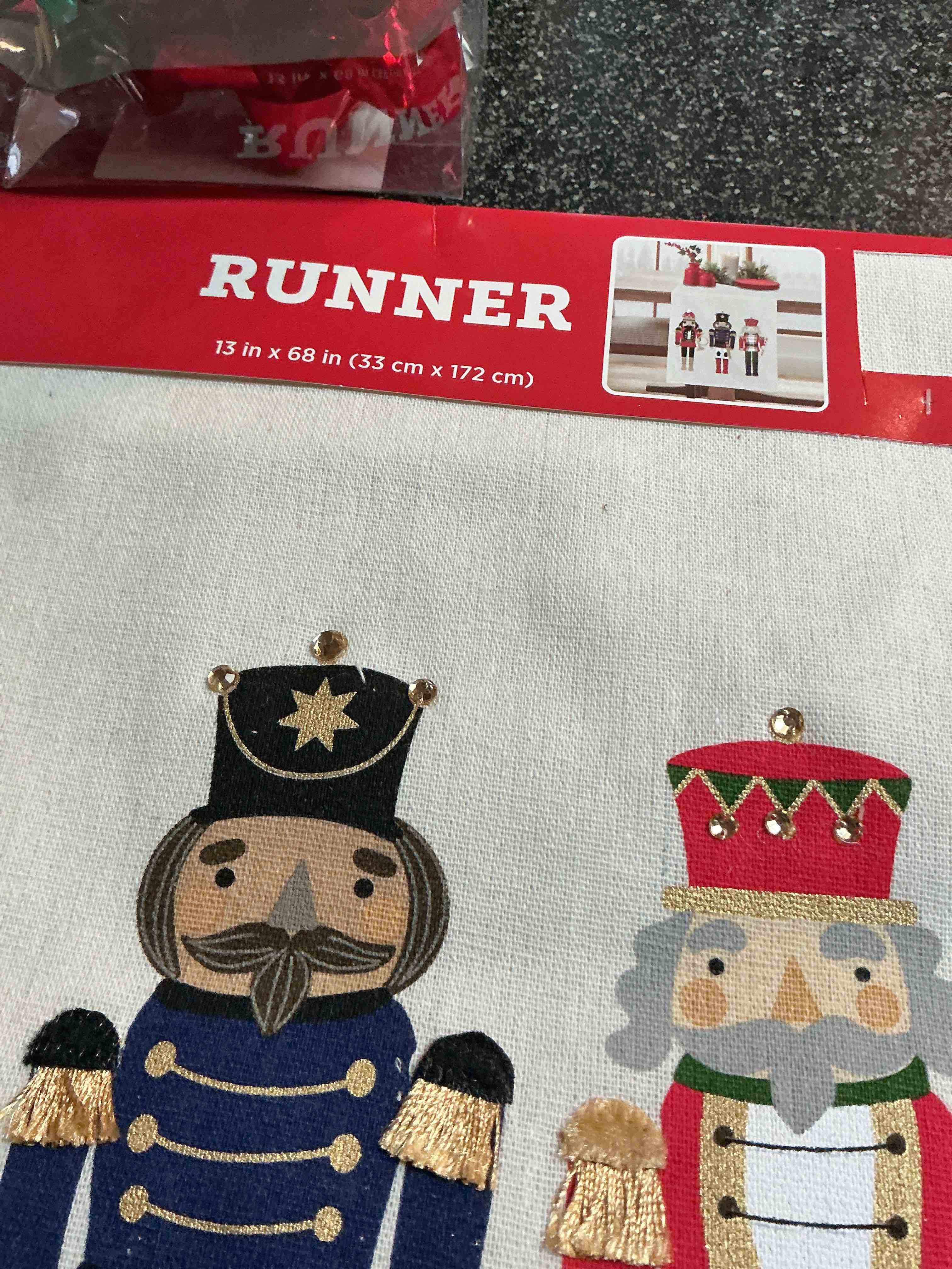 Holiday Style Table Runner 13 “ X 68 “ 