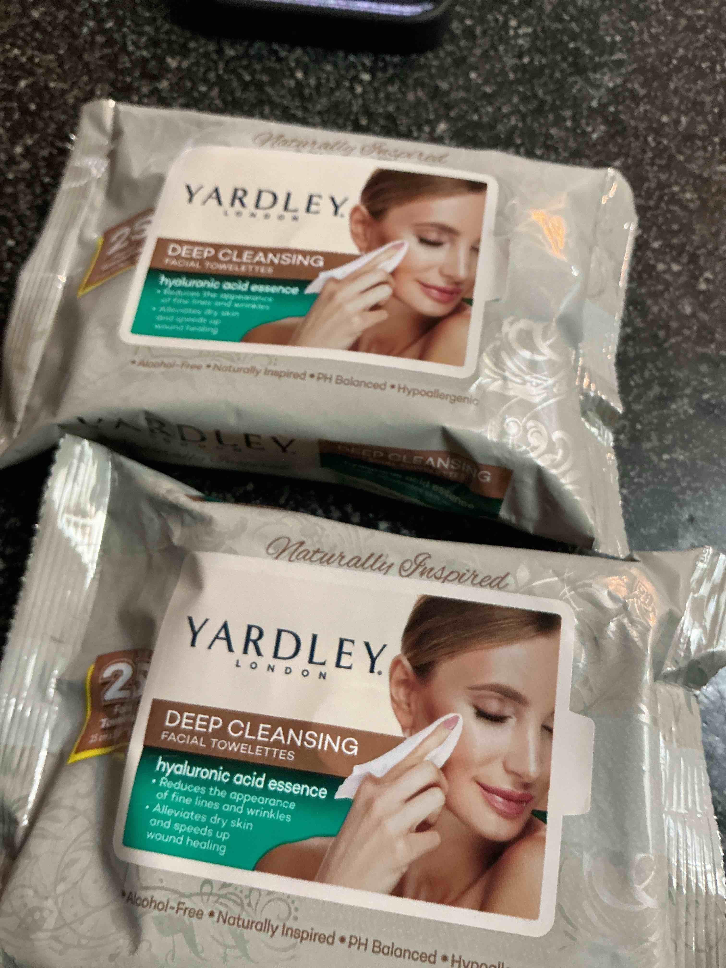 Yardley Deep Cleaning Towelettes - 25 count