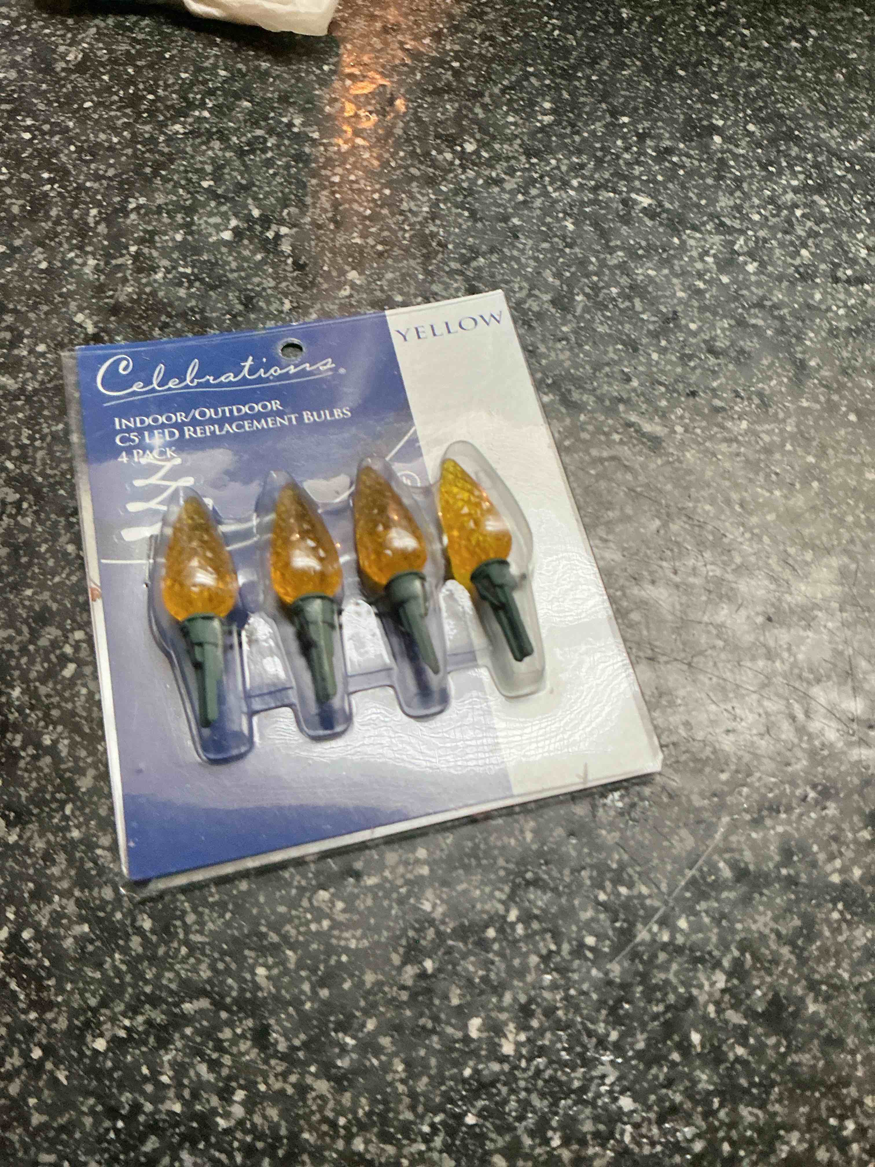 Lot - Celebrations Replacement Bulbs - yellow