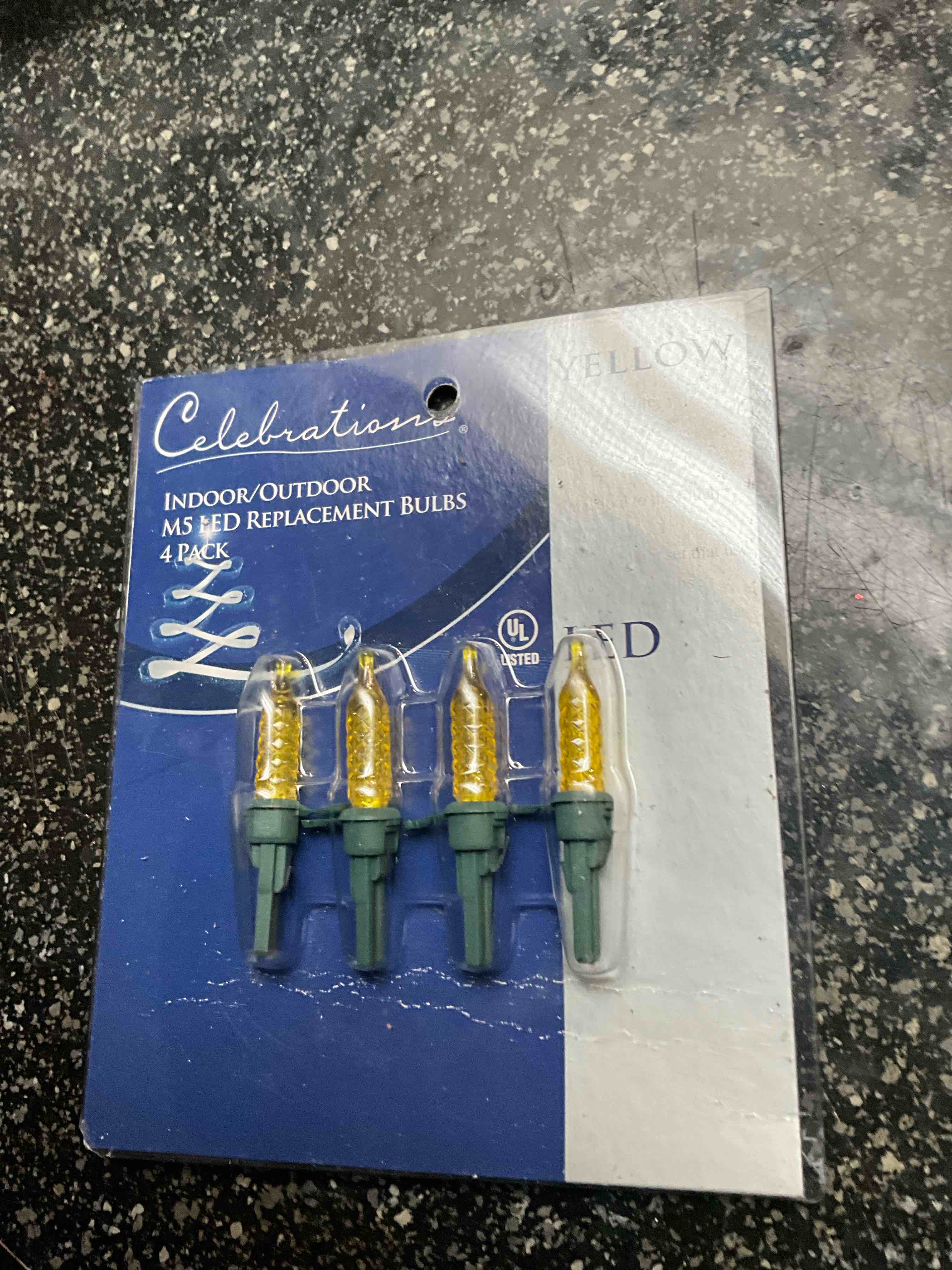 LOT - Celebrations - Replacement Bulbs - yellow