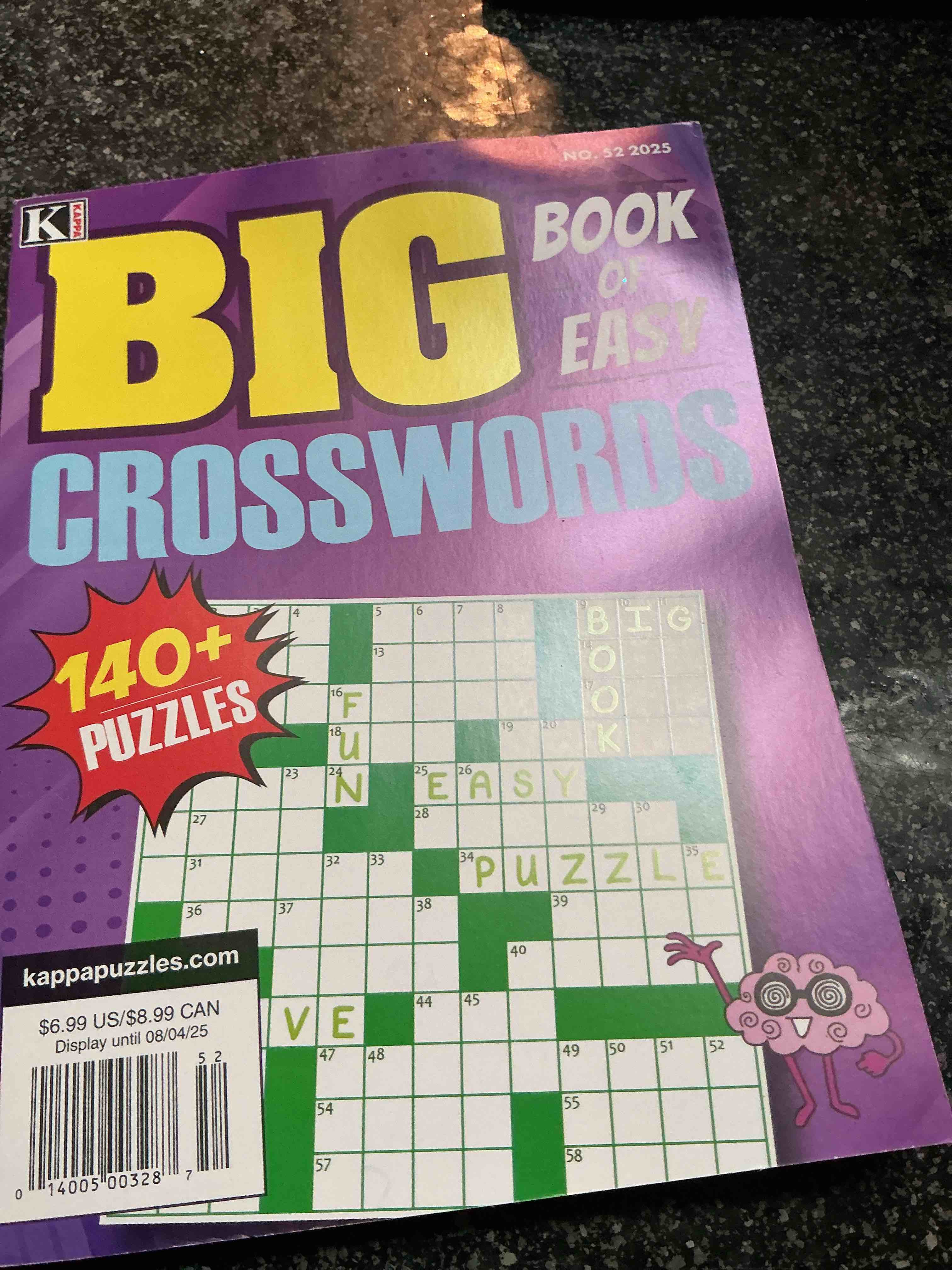 Big Crosswords Book Of Ease  140 Puzzle 