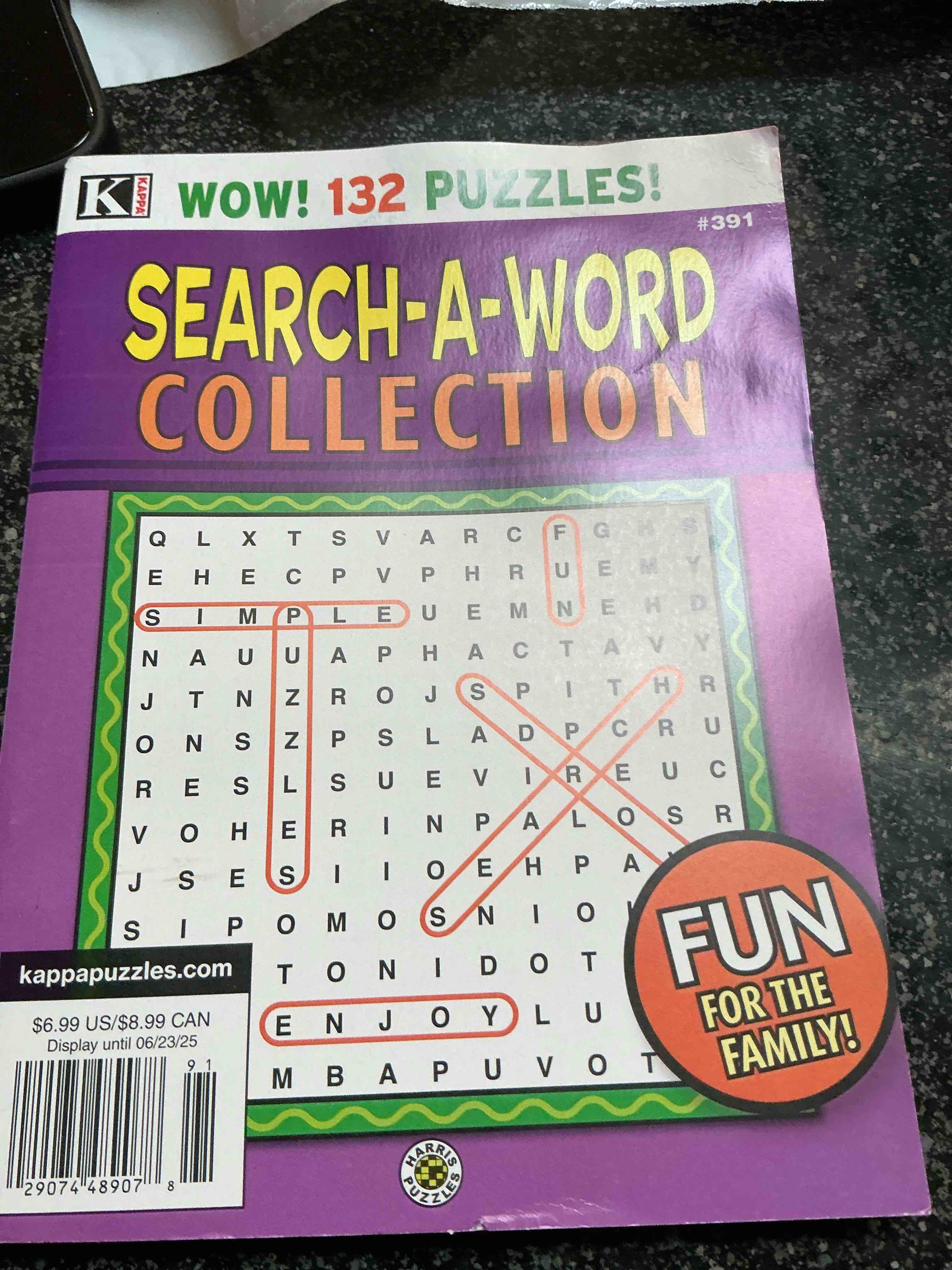 Kappa 132 Puzzles Search - A - Word Collection 