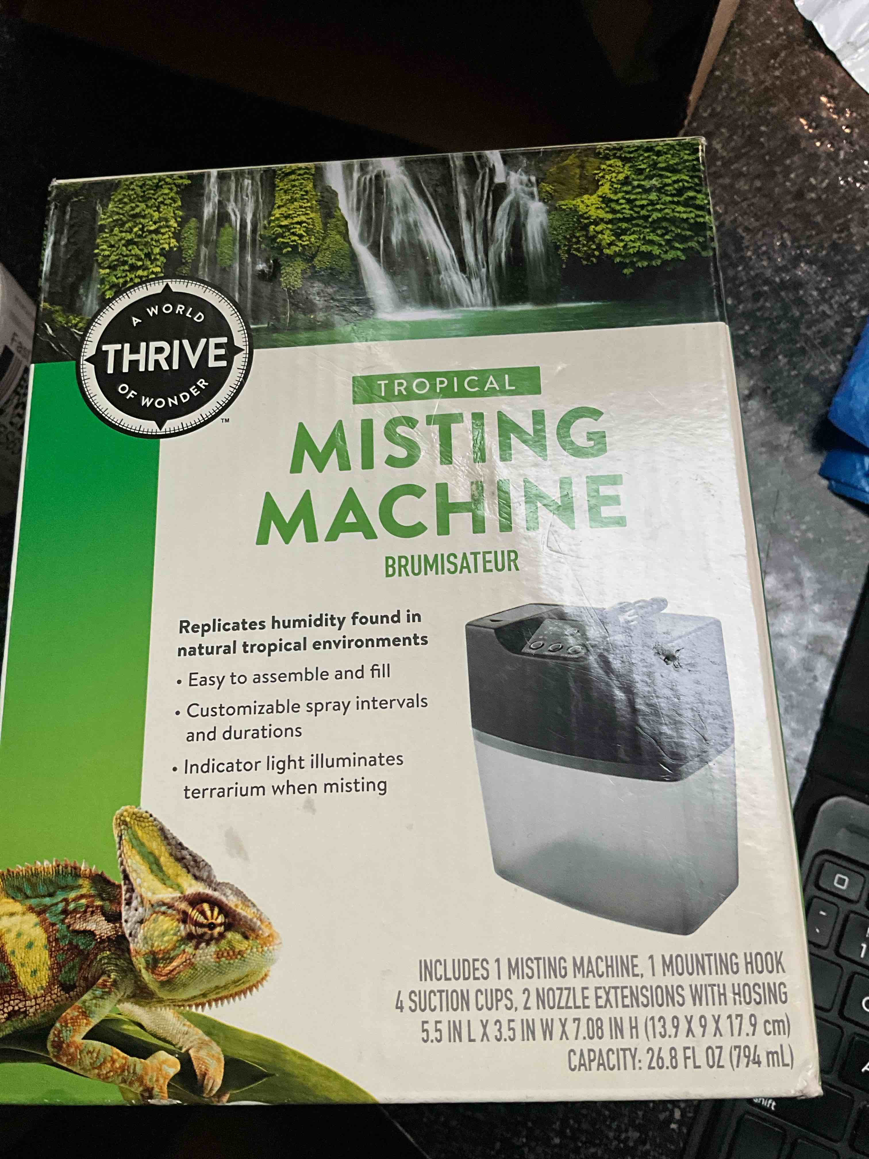 Thrive - Tropical - Misting Machine - Replicates humidity found in natural tropical environments 