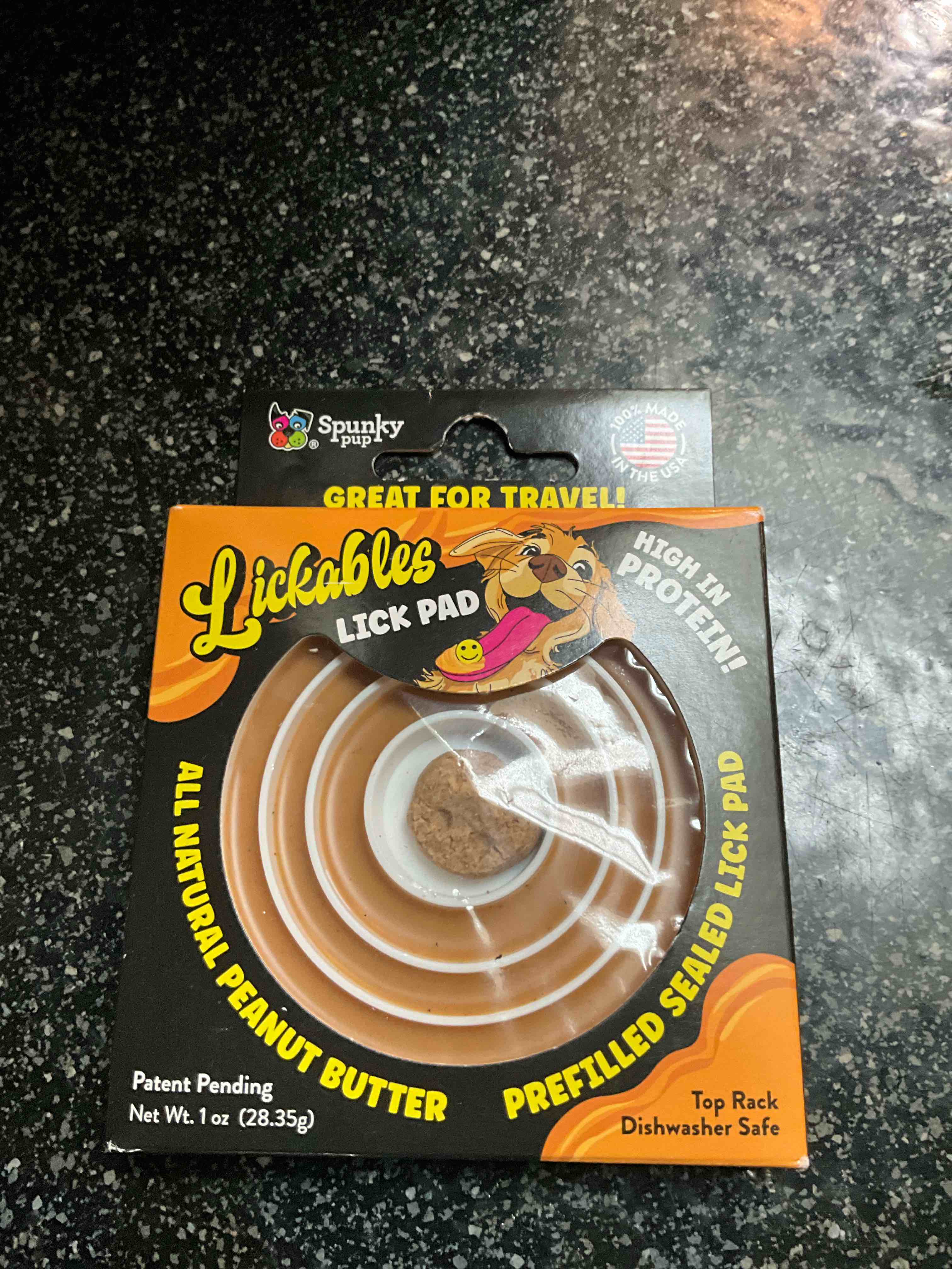 Spunky Pup - Lickables - Prefilled Sealed Lick Pad 