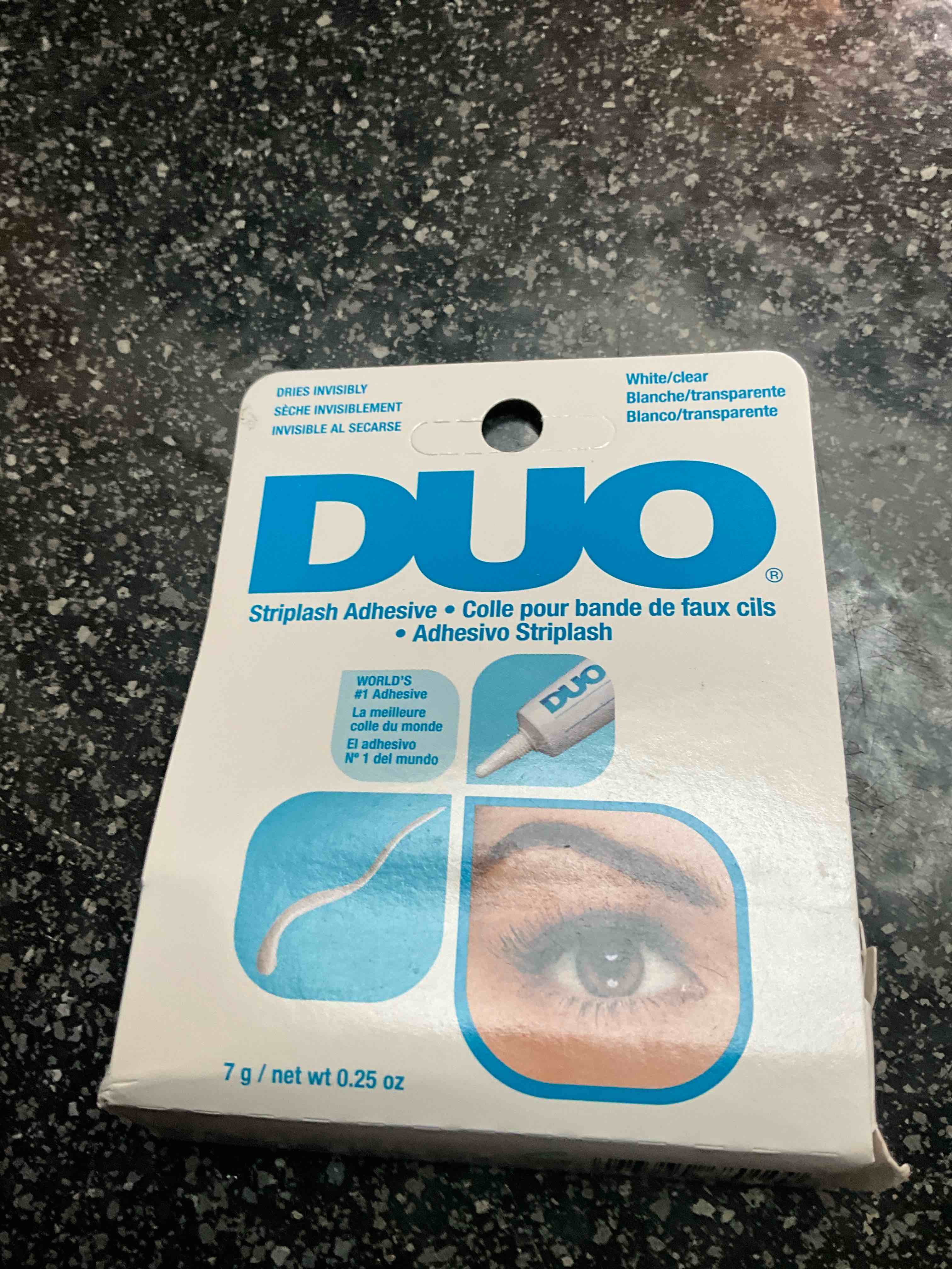 DUO - Striplash Adhesive - .25 oz - dries invisible/white/clear 