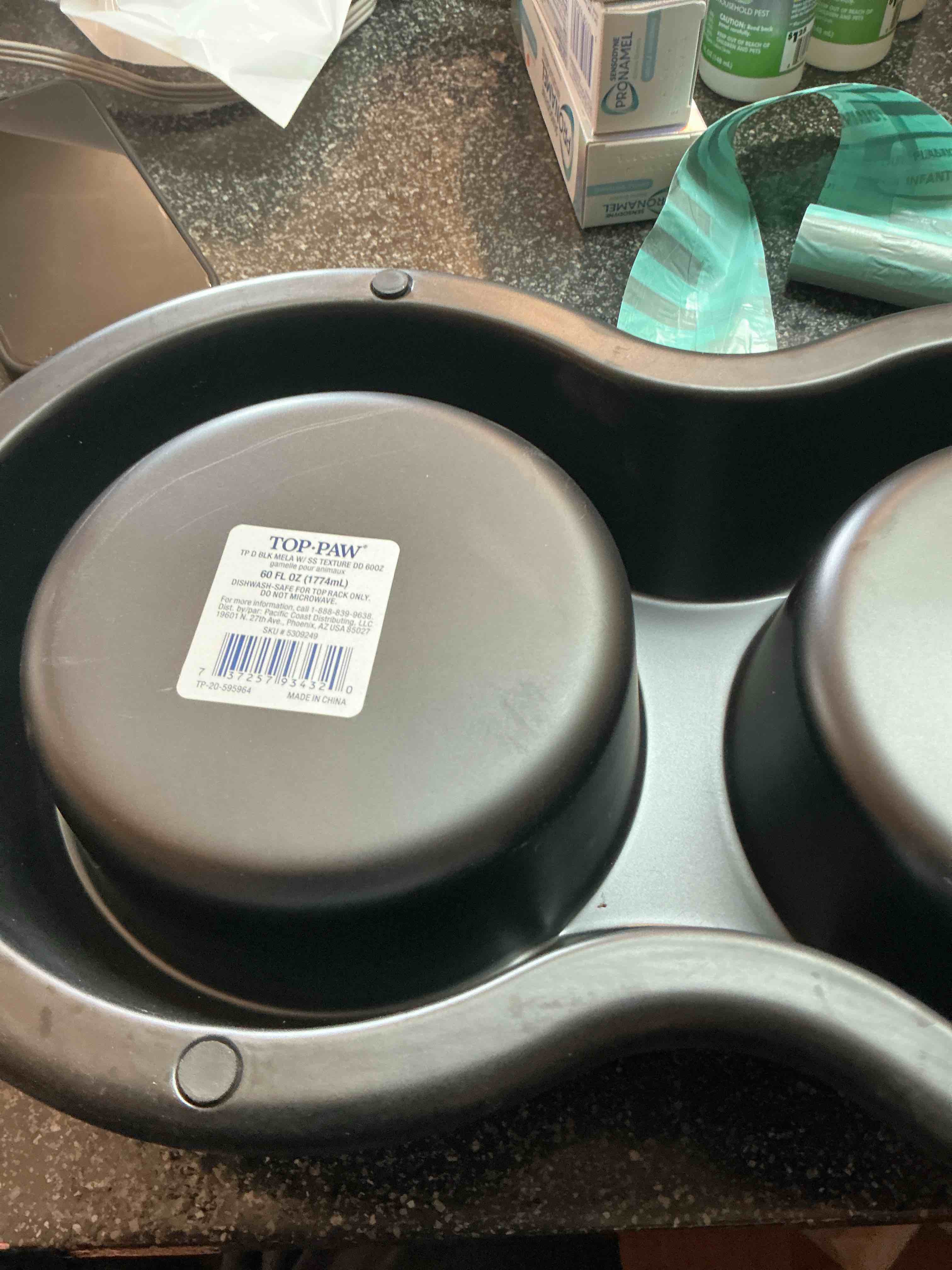 Top - Paw Dog Food Bowl Feeder