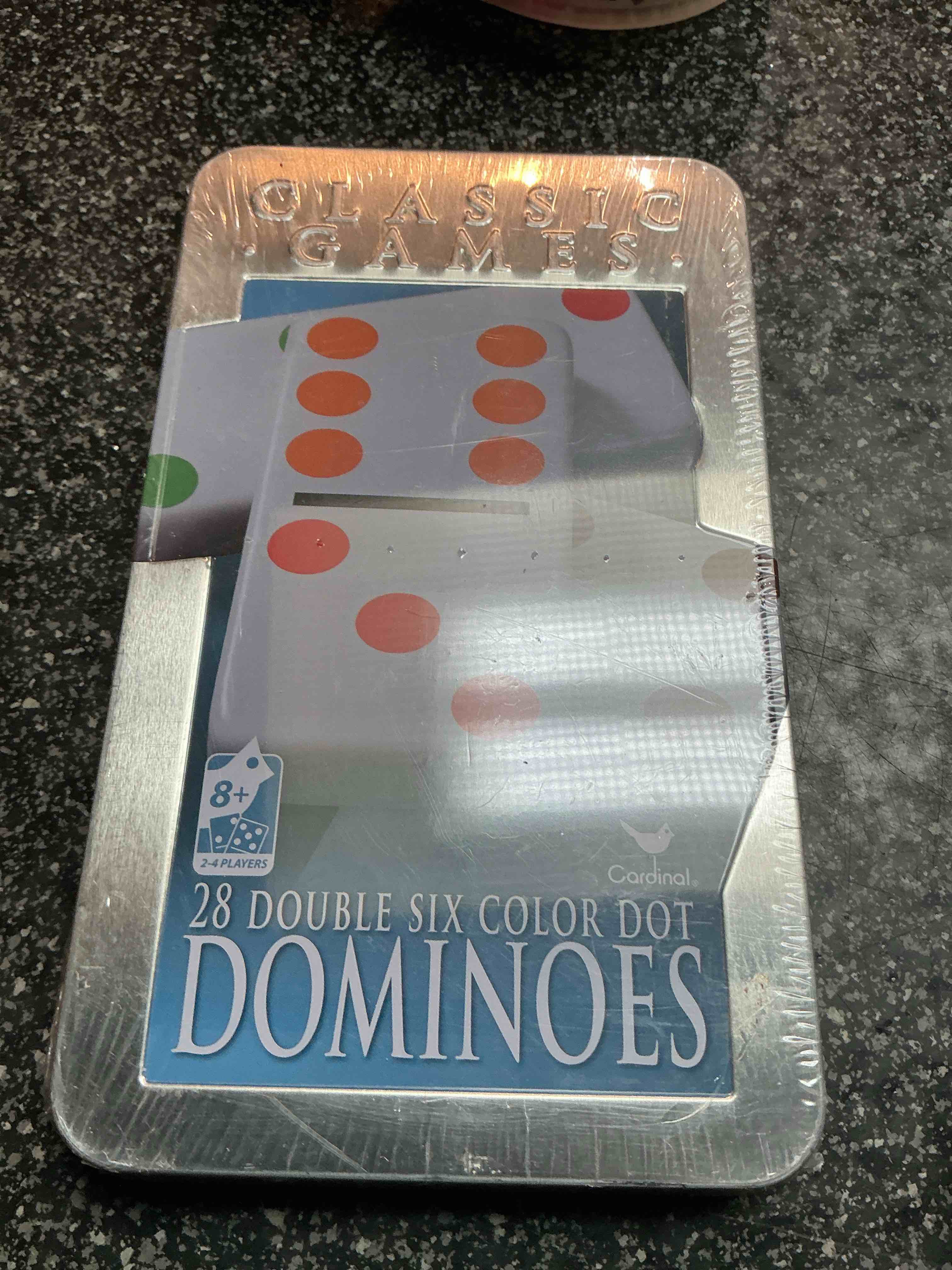 28 Double Six Colors Dot Dominoes 