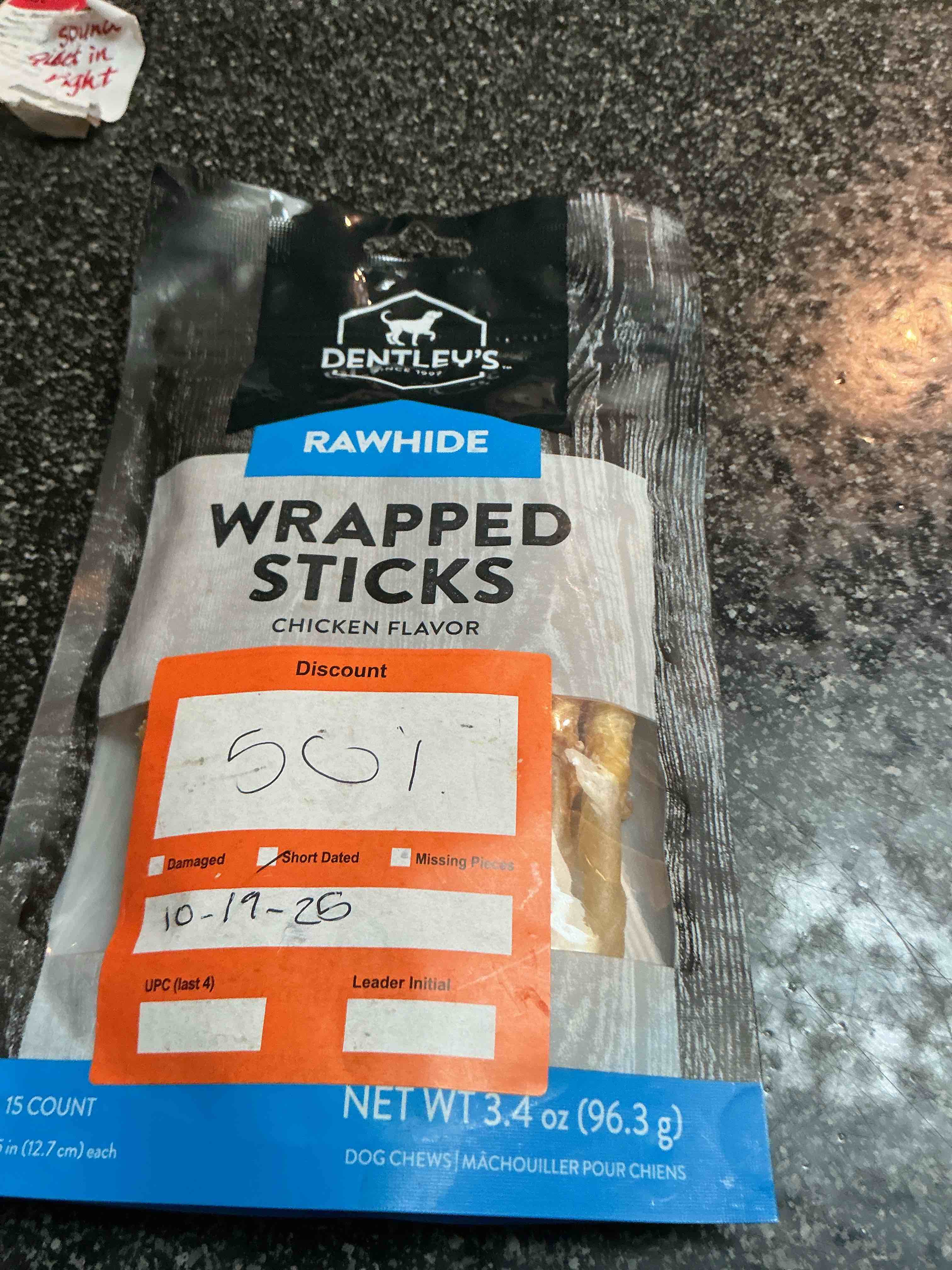 Dentley’s Rawhide Wrapped Sticks 