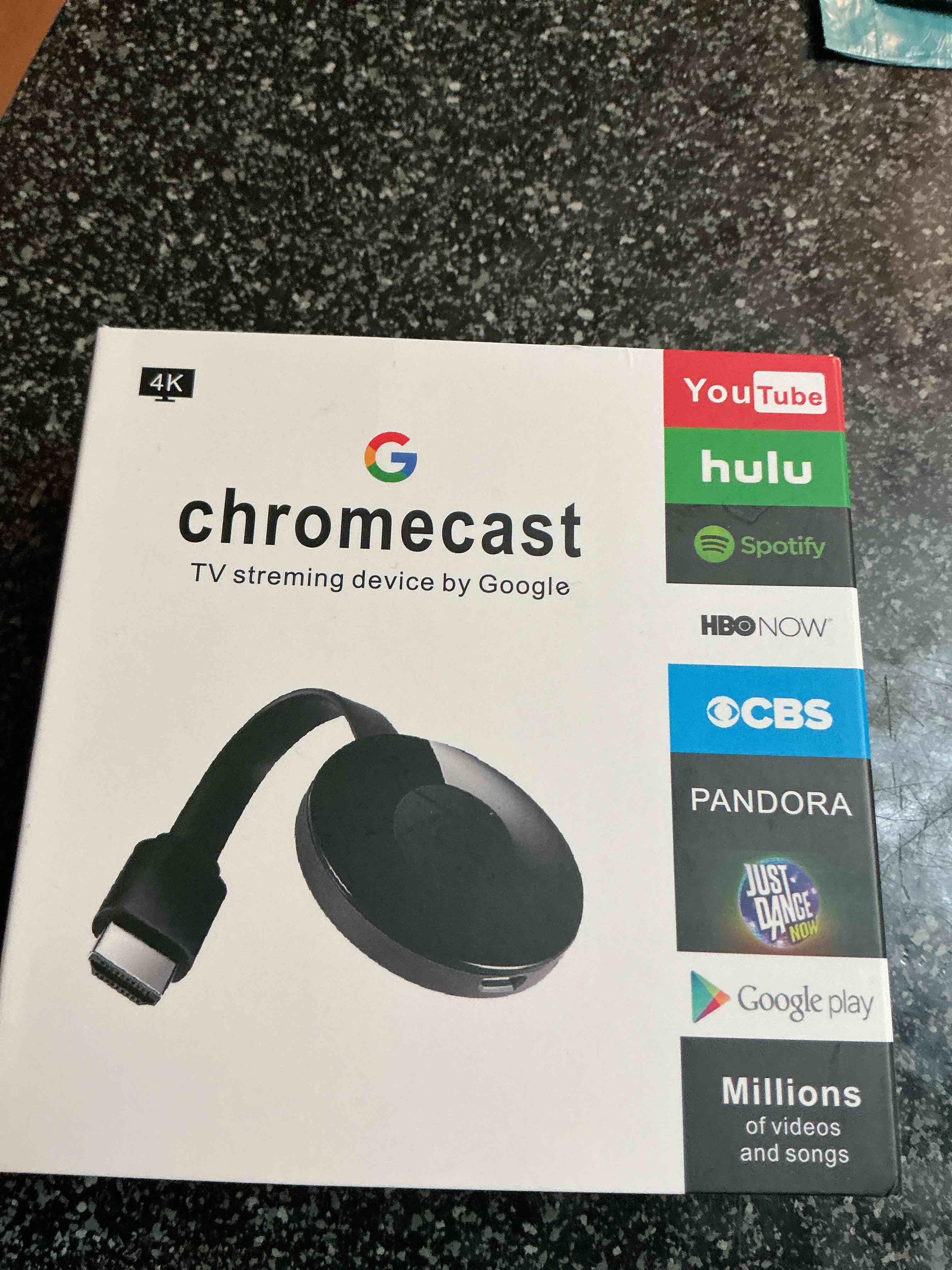 Chromecast TV Streaming Device By Google 