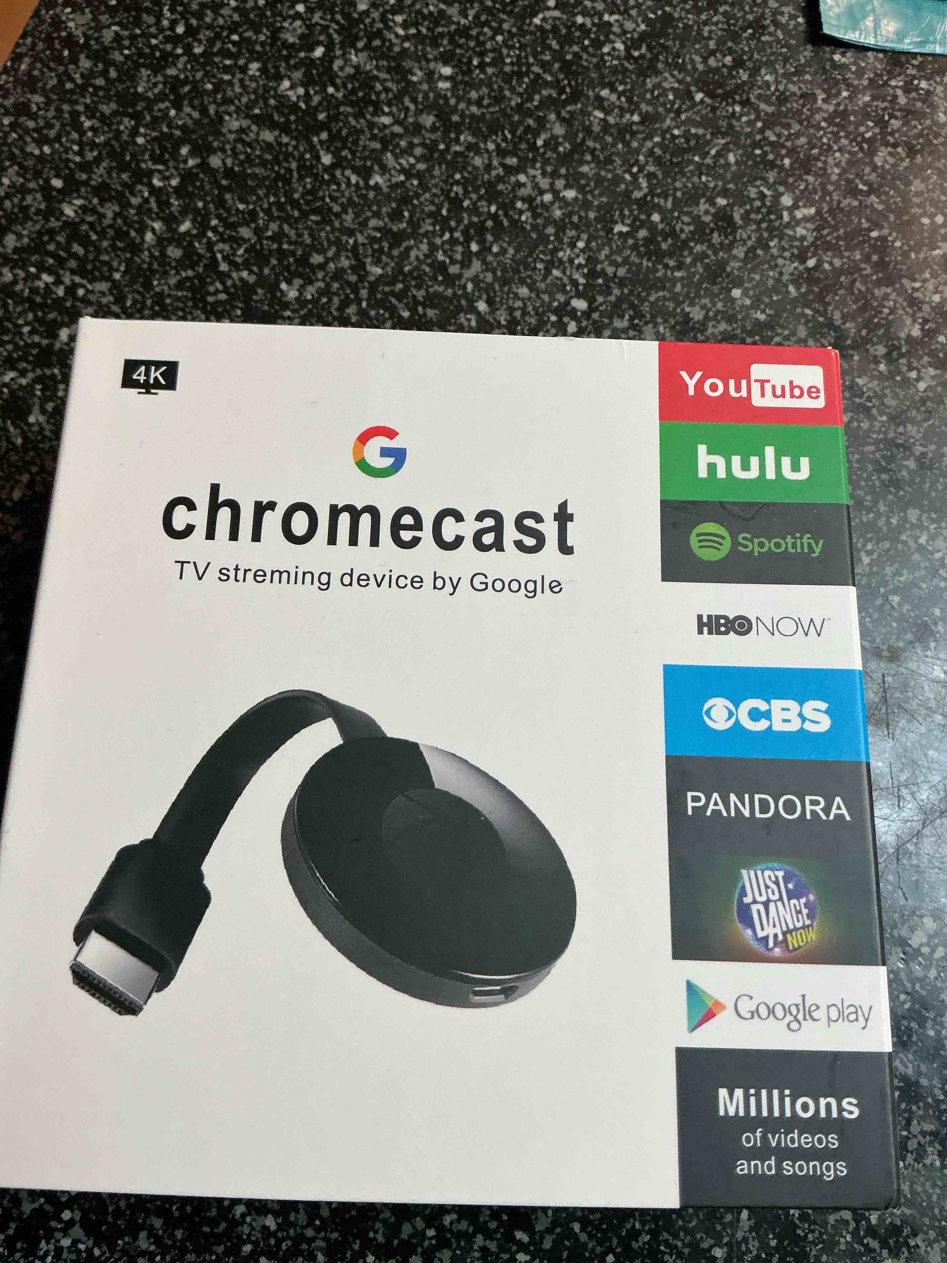 Condition photo showing New/Like New for Chromecast TV Streaming Device By Google 