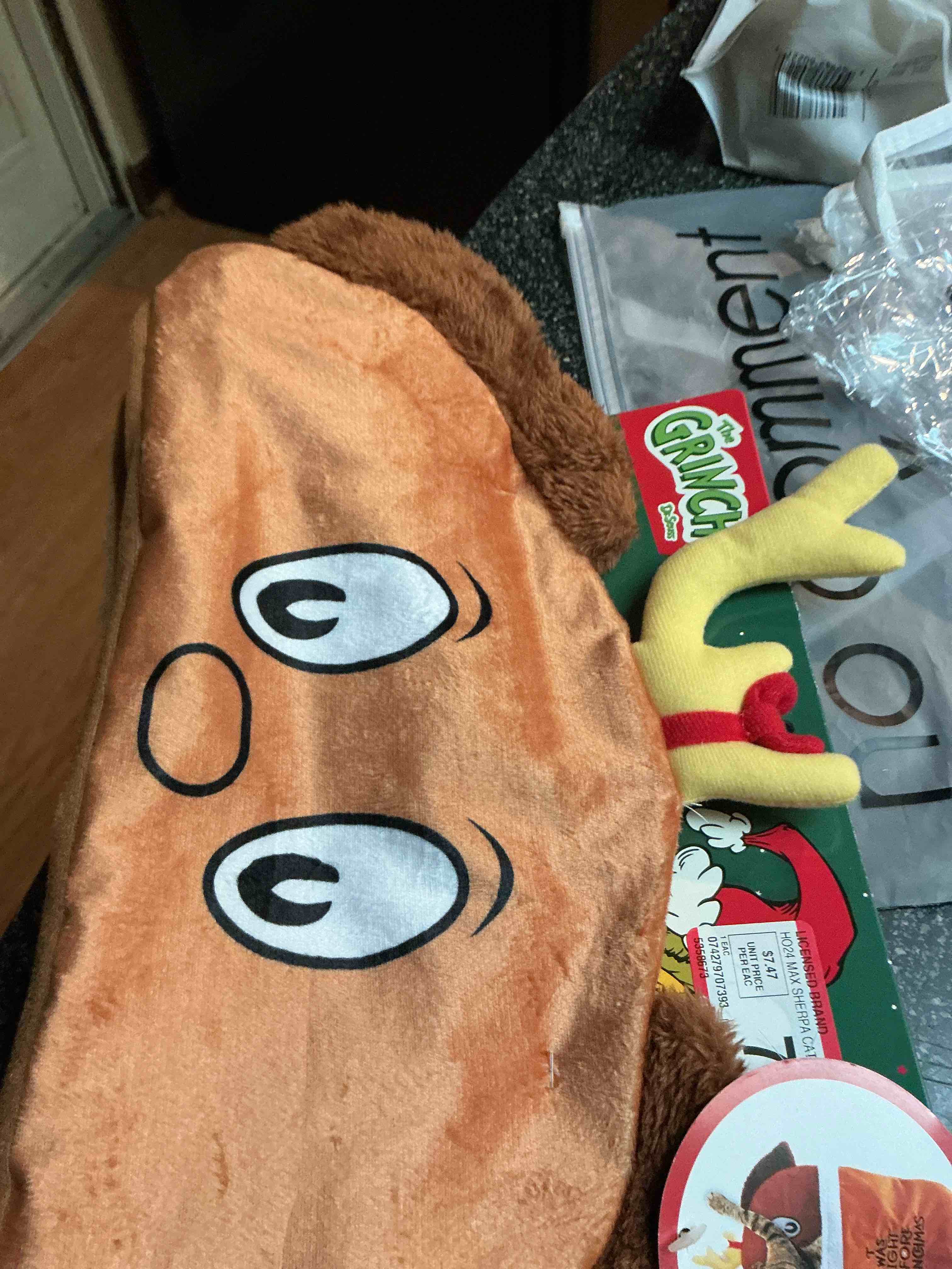 Dr. Seuss The Grinch - Crinkle Cat Sack 