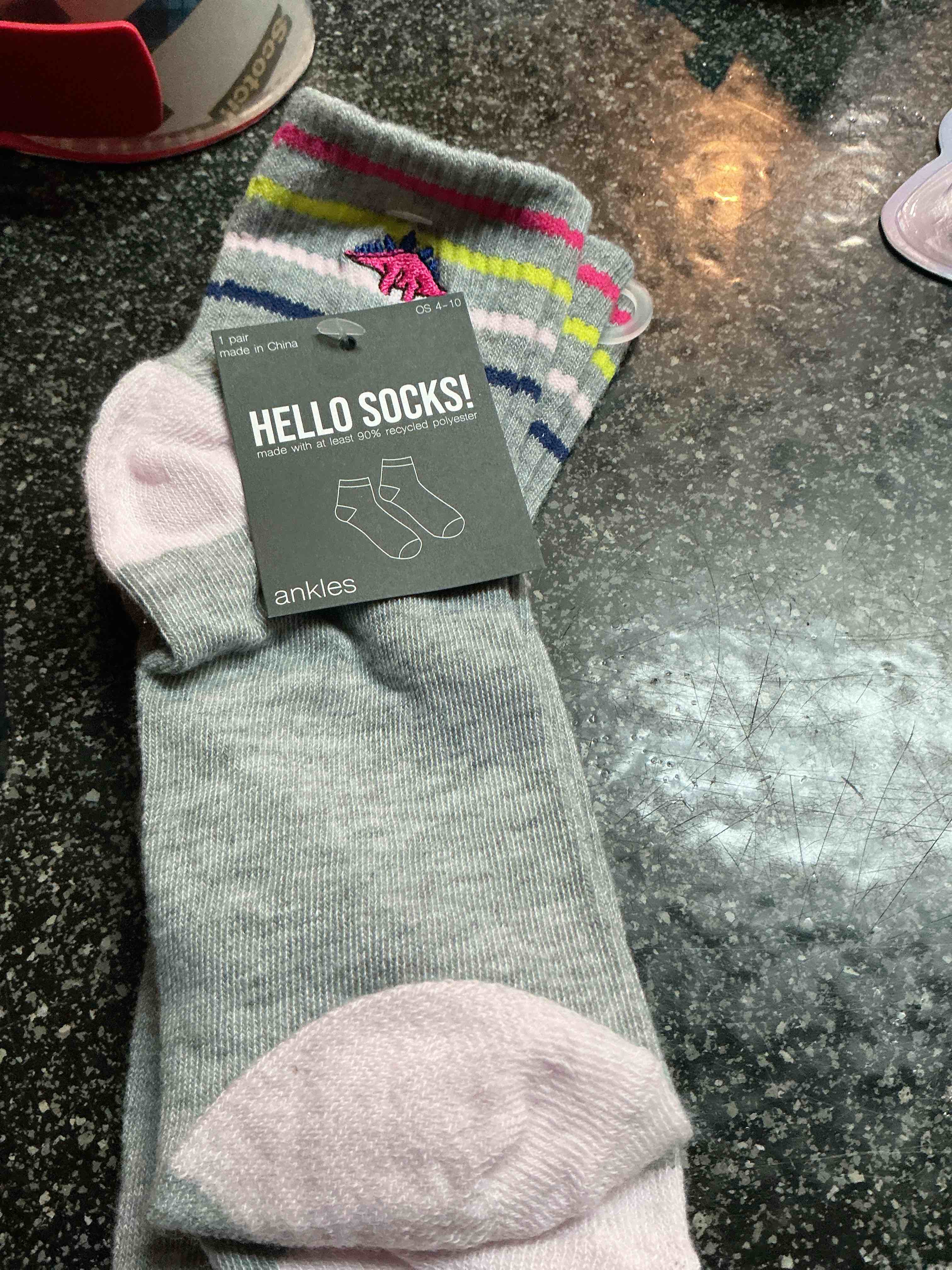 Hello  Ankles Socks Size 4-10  