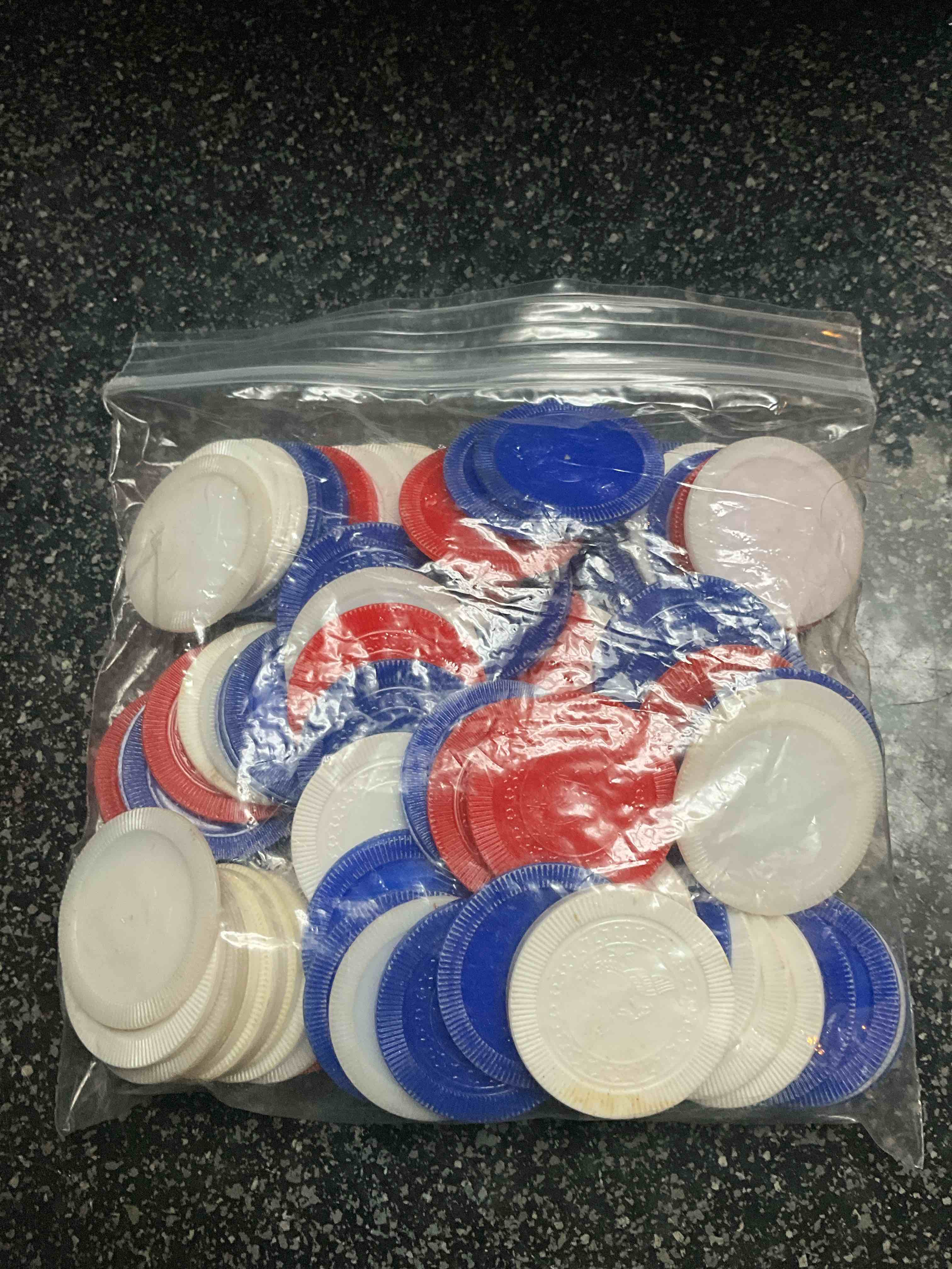 Condition photo showing Good Condition for LOT - Poker Chips 