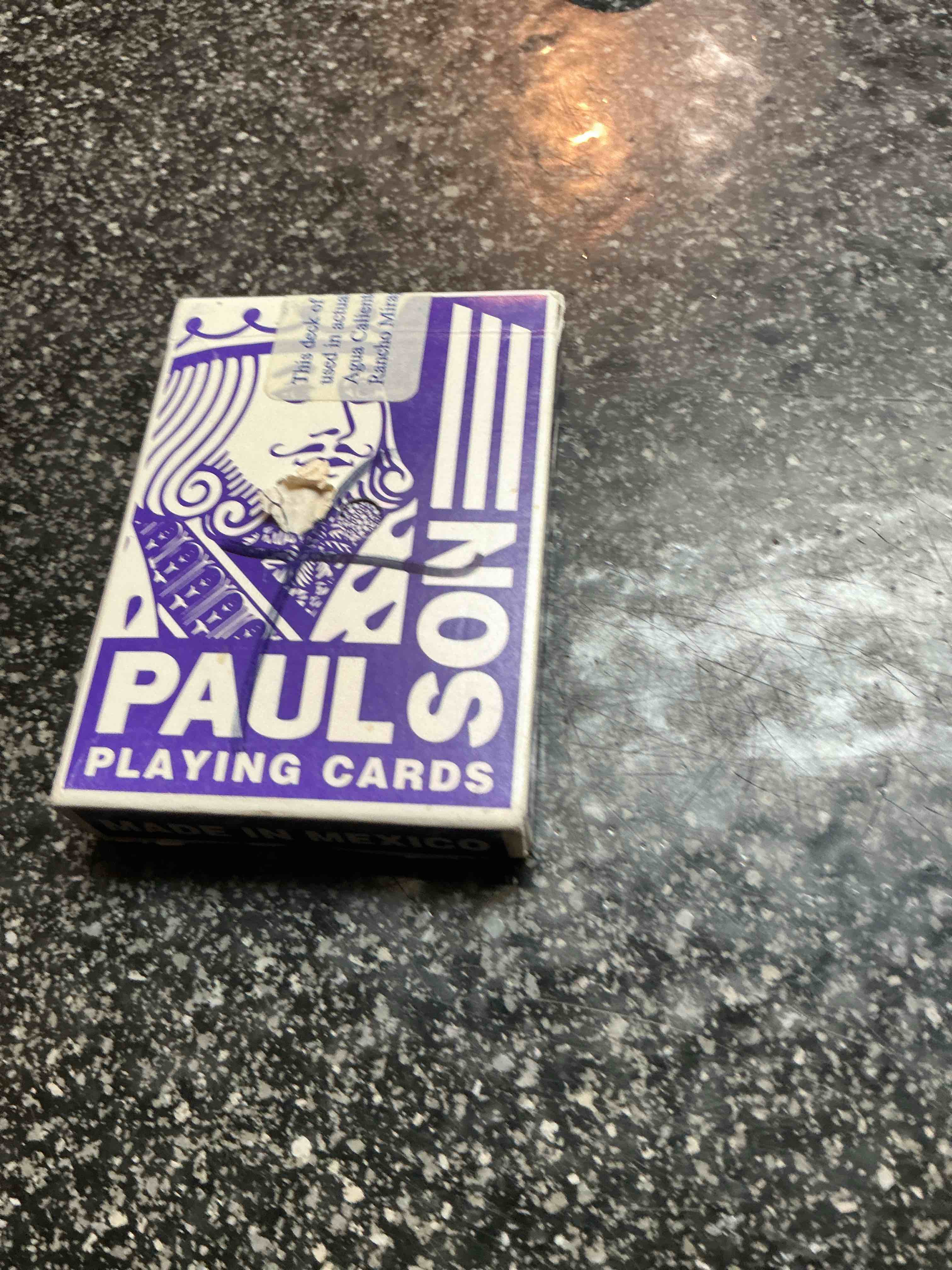 Condition photo showing New/Like New for Paul Son Playing Cards 
