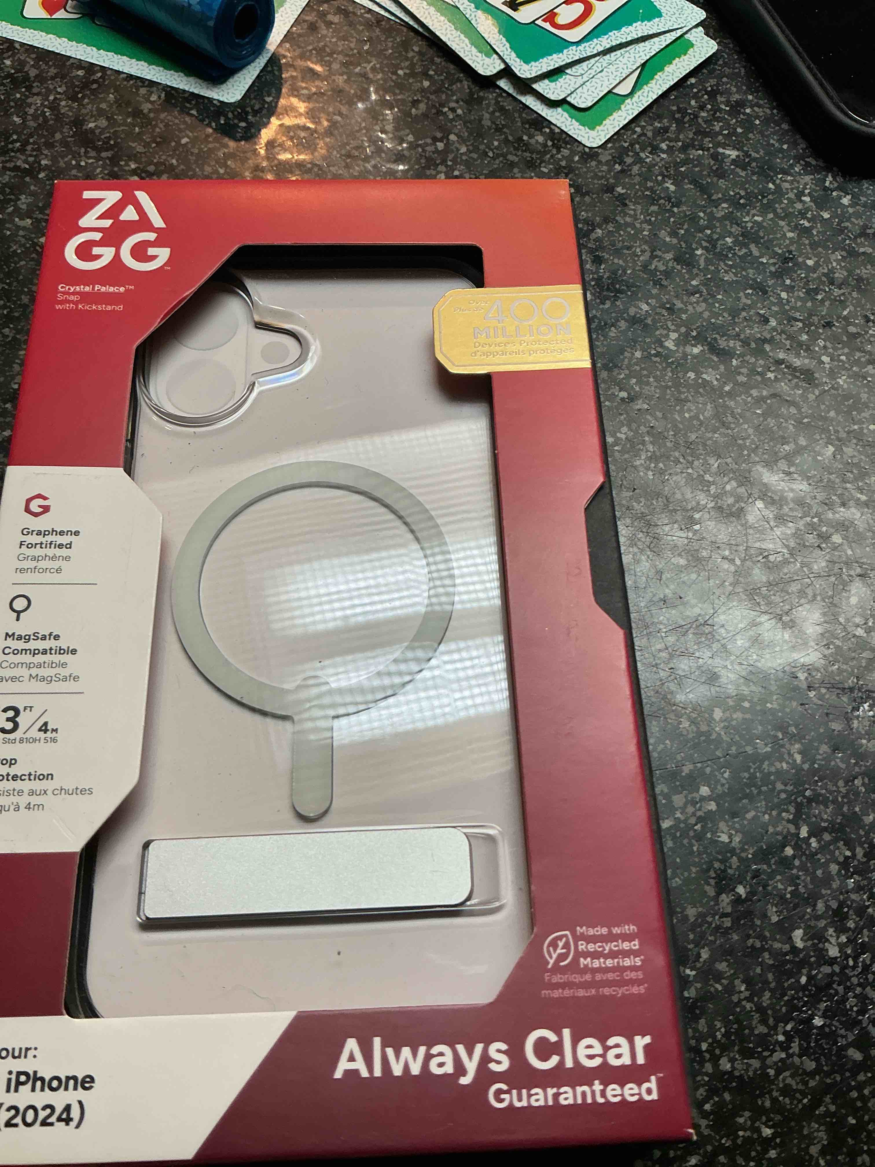 Zagg  New iPhone 6.7 Year 2024 Alway Clear Guaranteed 